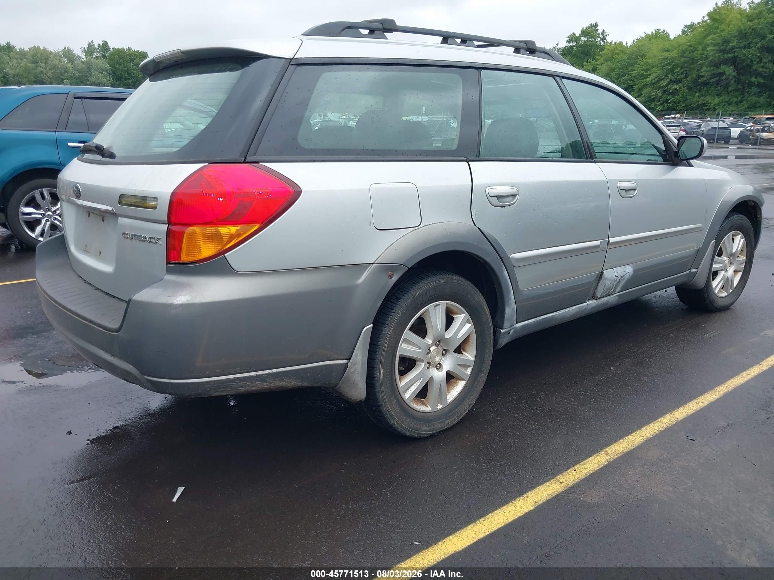 2005 Subaru Outback 2.5i Limited Серебряный vin: 4S4BP62C057390171
