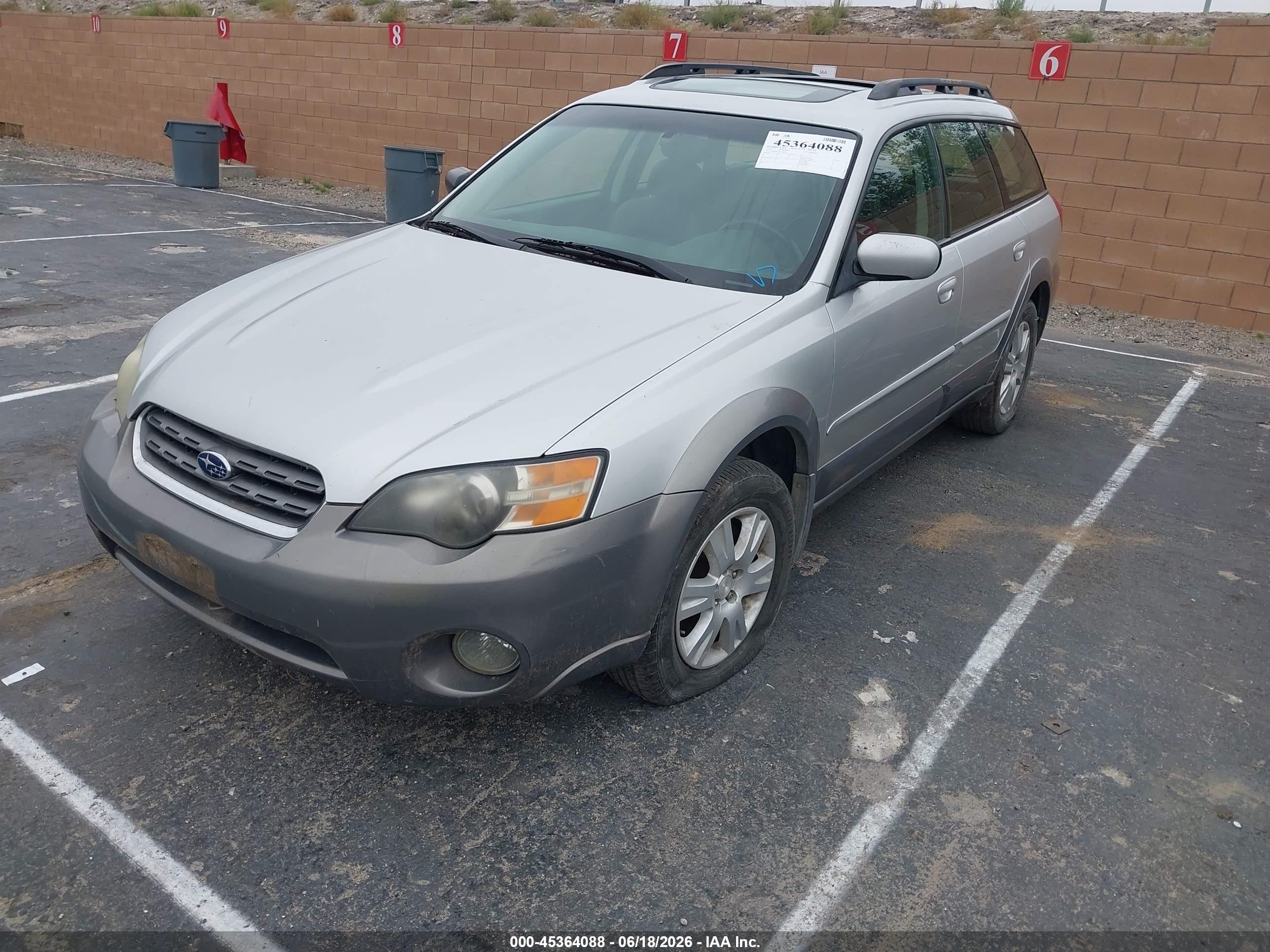 2005 Subaru Outback 2.5i Limited Silver vin: 4S4BP62C157303331