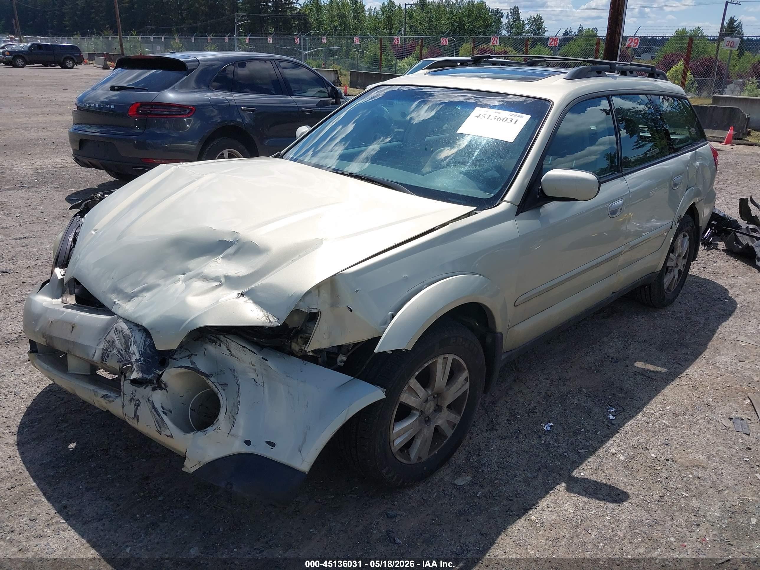 2005 Subaru Outback 2.5i Limited Gold vin: 4S4BP62C157329931