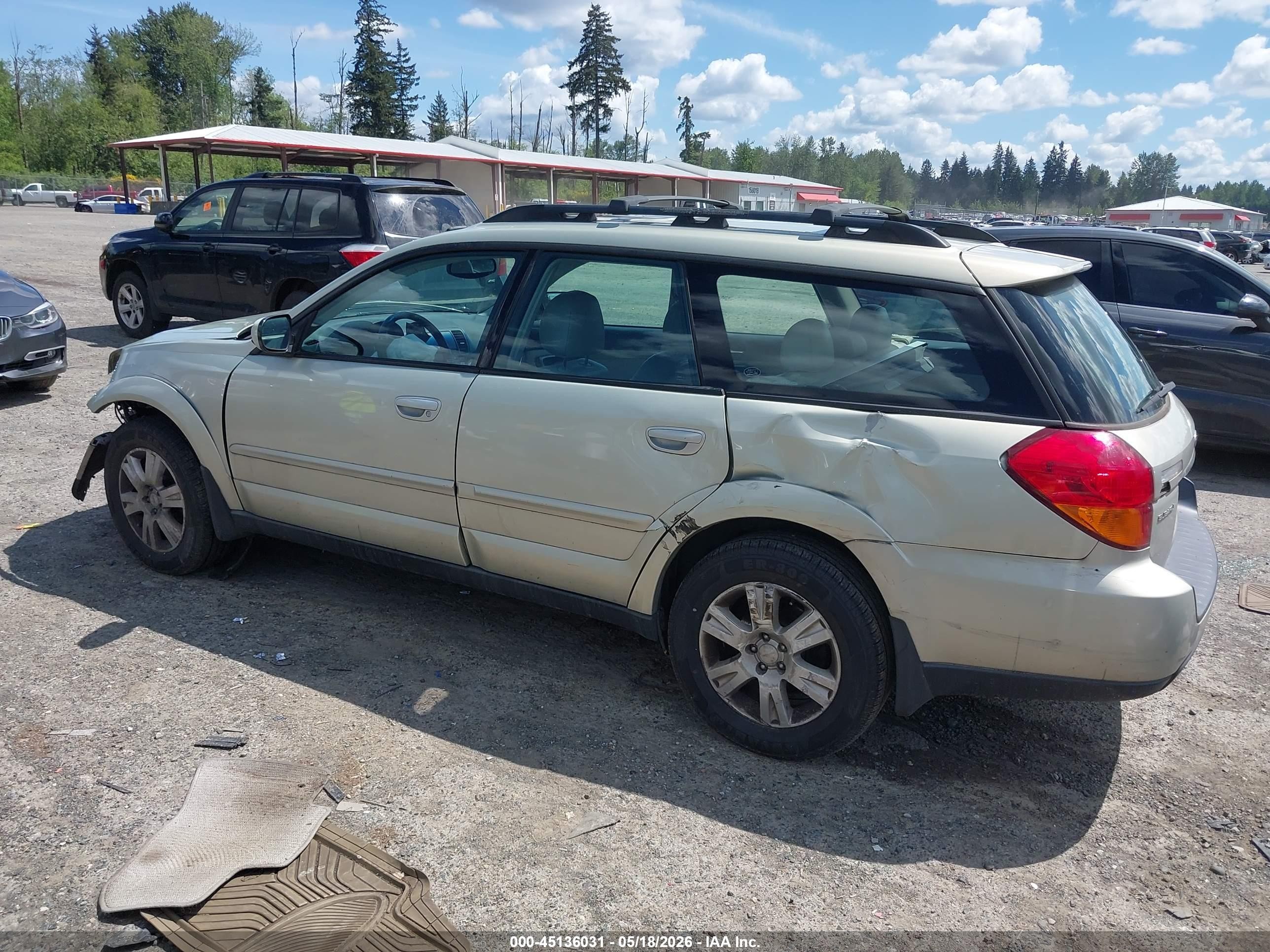 2005 Subaru Outback 2.5i Limited Gold vin: 4S4BP62C157329931