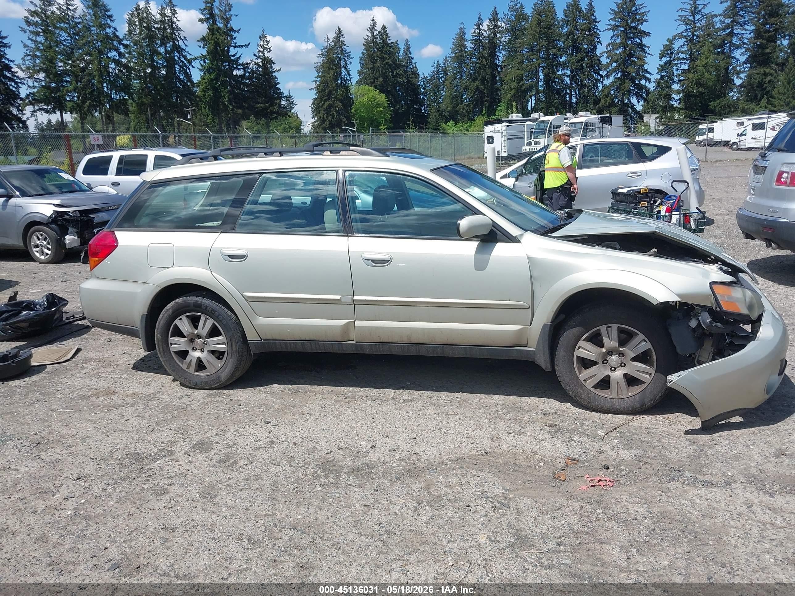 2005 Subaru Outback 2.5i Limited Gold vin: 4S4BP62C157329931