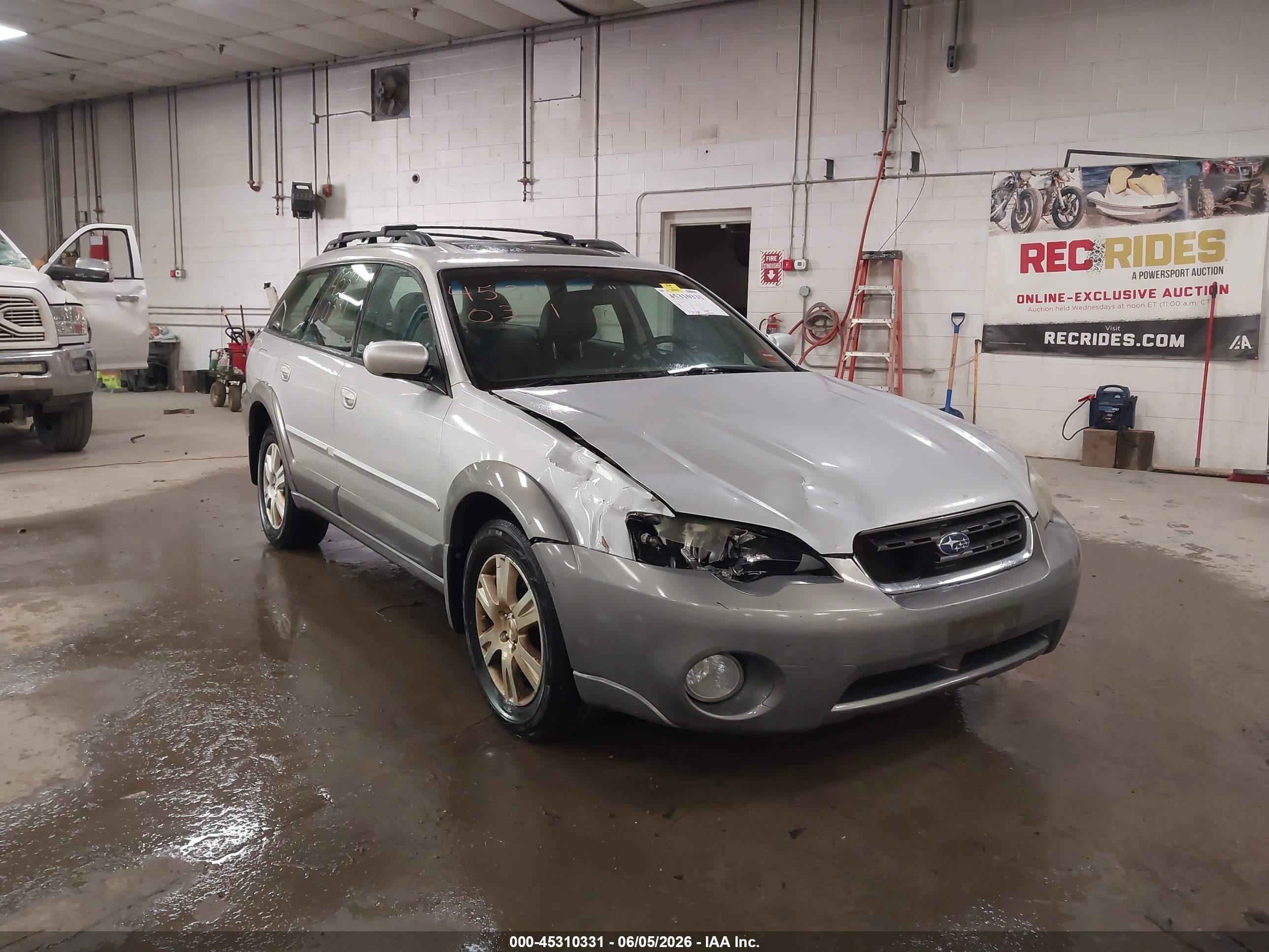 2005 Subaru Outback 2.5i Limited Silver vin: 4S4BP62C157384802