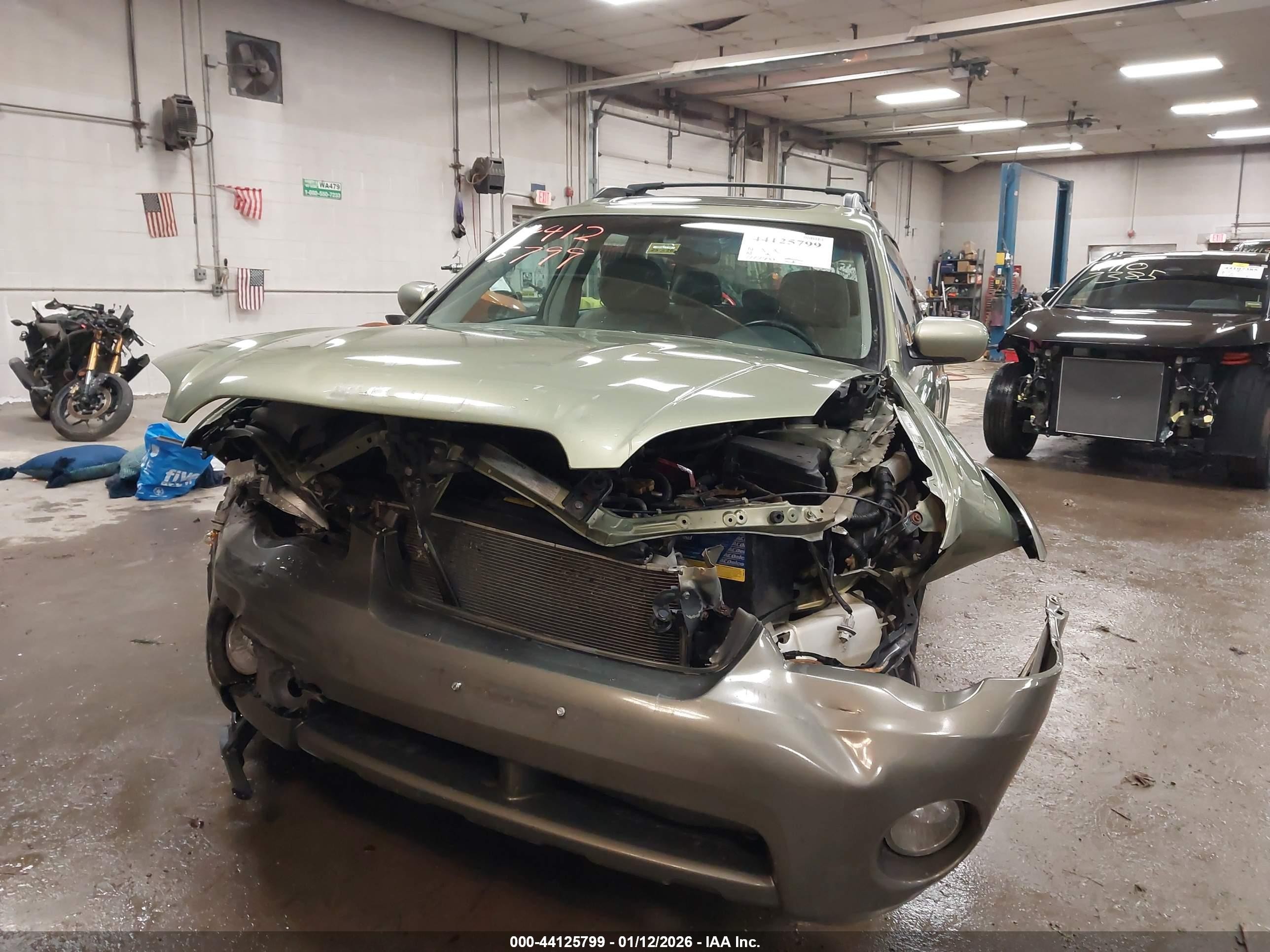 2006 Subaru Outback 2.5i Limited Green vin: 4S4BP62C167317201