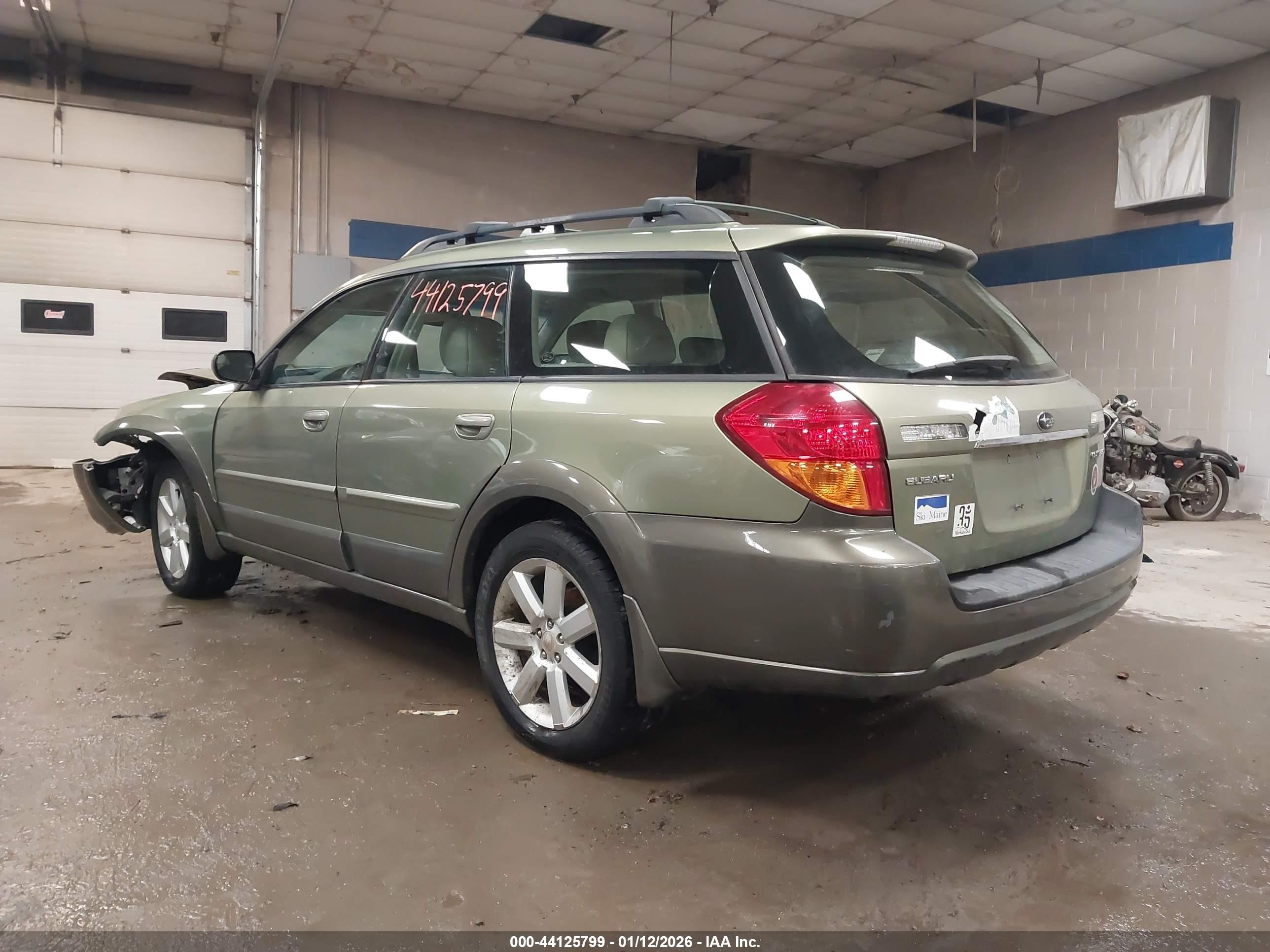 2006 Subaru Outback 2.5i Limited Green vin: 4S4BP62C167317201