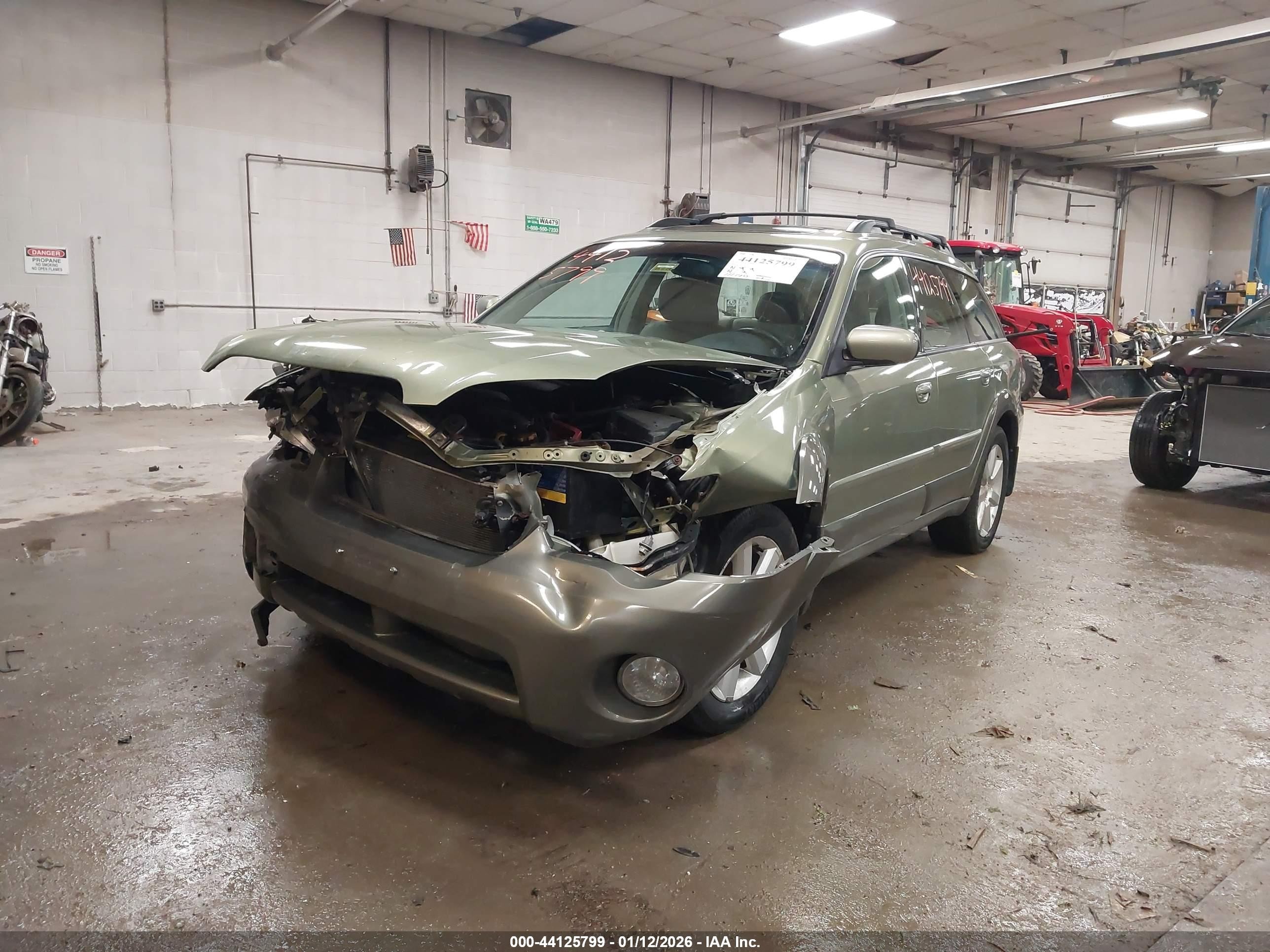 2006 Subaru Outback 2.5i Limited Green vin: 4S4BP62C167317201