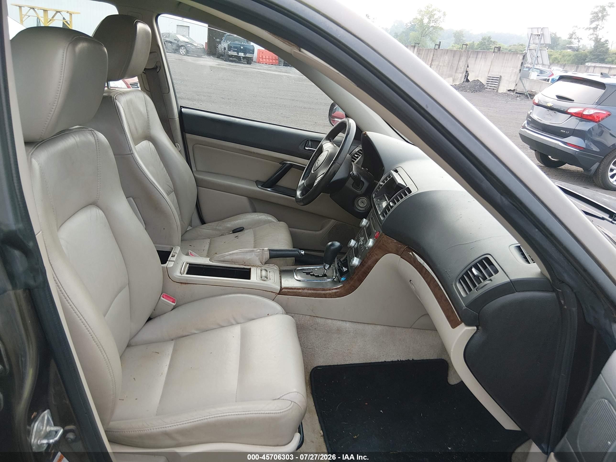 2008 Subaru Outback 2.5i Limited/2.5i Limited L.l. Bean Edition Gray vin: 4S4BP62C187336317