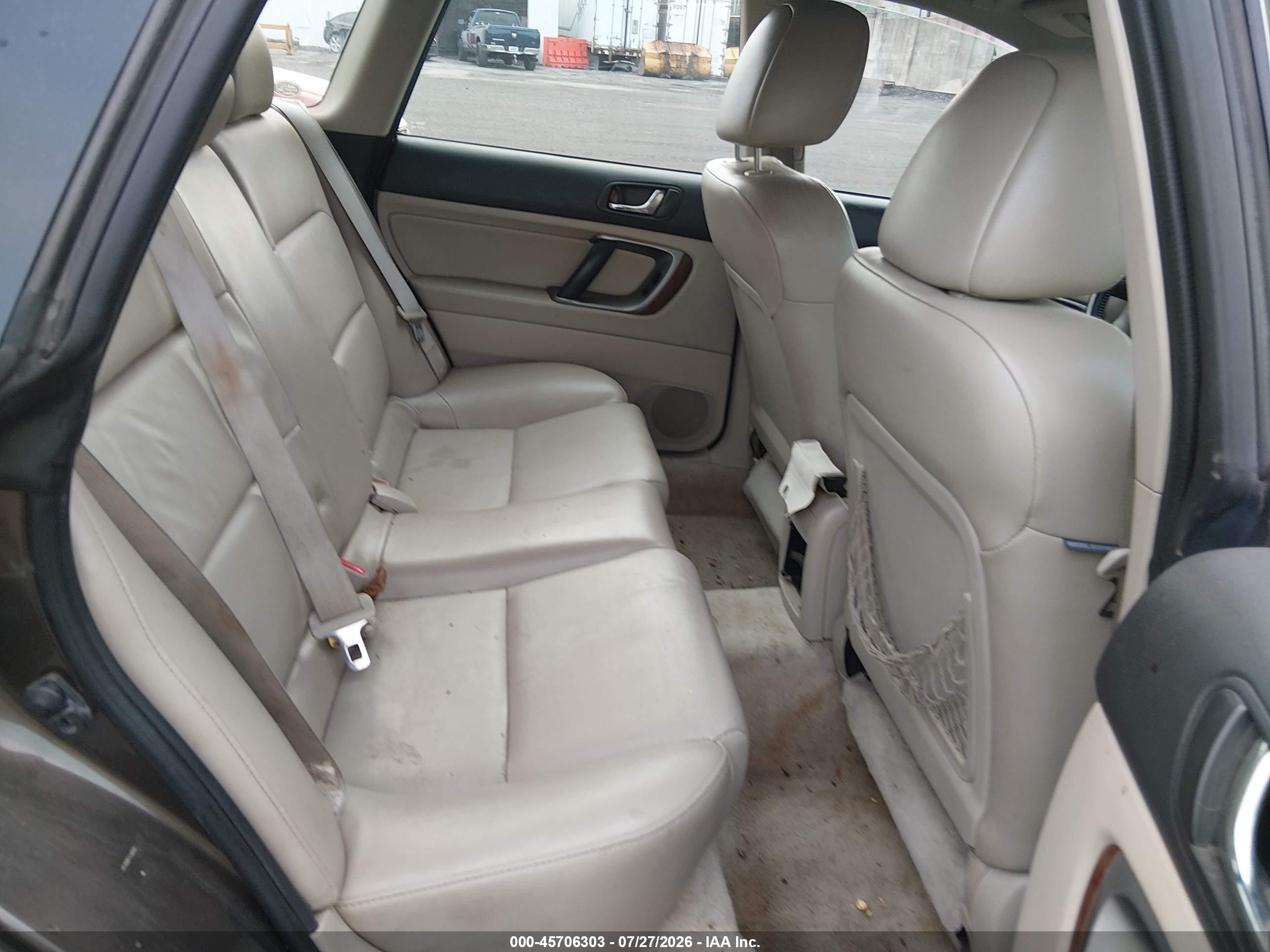 2008 Subaru Outback 2.5i Limited/2.5i Limited L.l. Bean Edition Gray vin: 4S4BP62C187336317