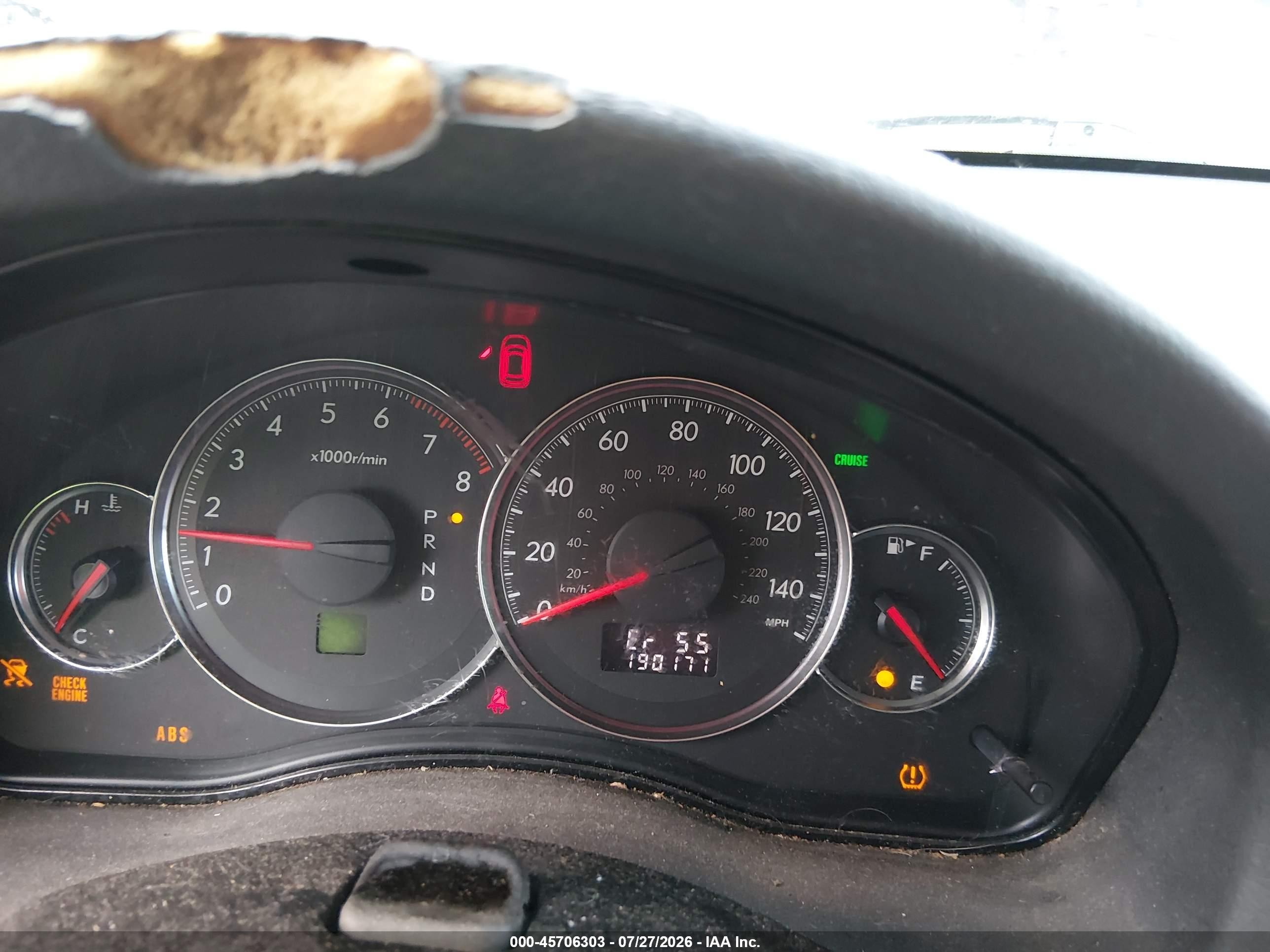 2008 Subaru Outback 2.5i Limited/2.5i Limited L.l. Bean Edition Gray vin: 4S4BP62C187336317