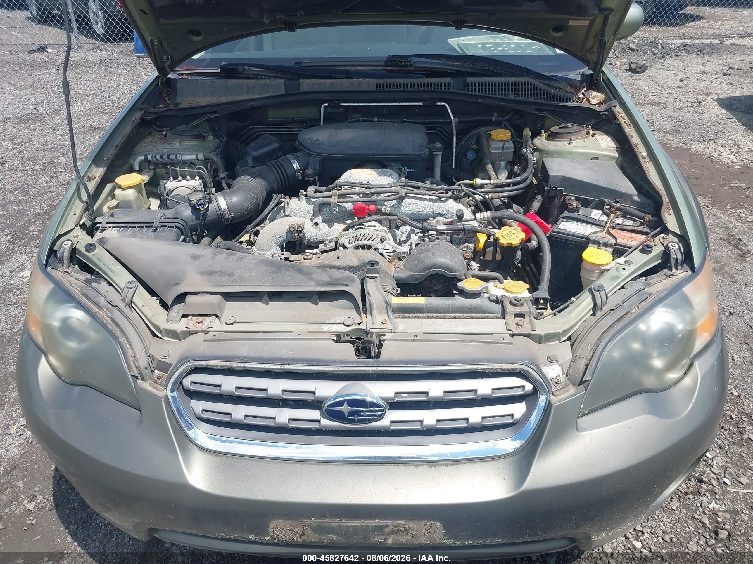 2005 Subaru Outback 2.5i Limited Green vin: 4S4BP62C257305086