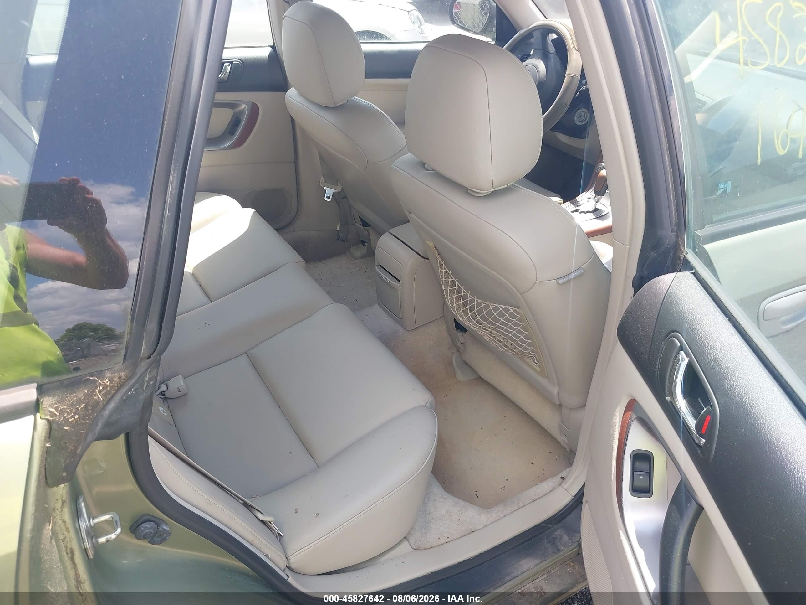 2005 Subaru Outback 2.5i Limited Green vin: 4S4BP62C257305086