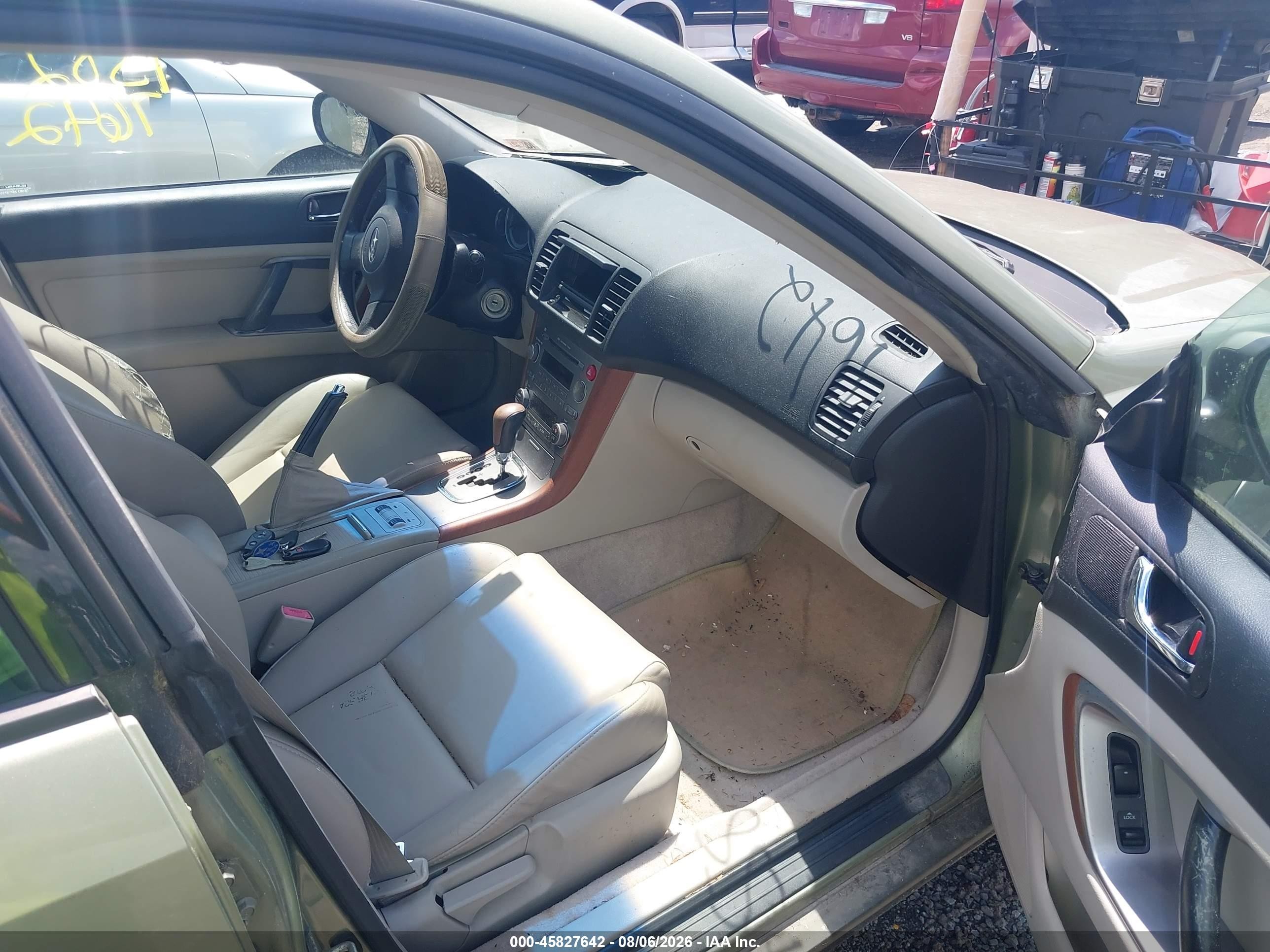 2005 Subaru Outback 2.5i Limited Green vin: 4S4BP62C257305086