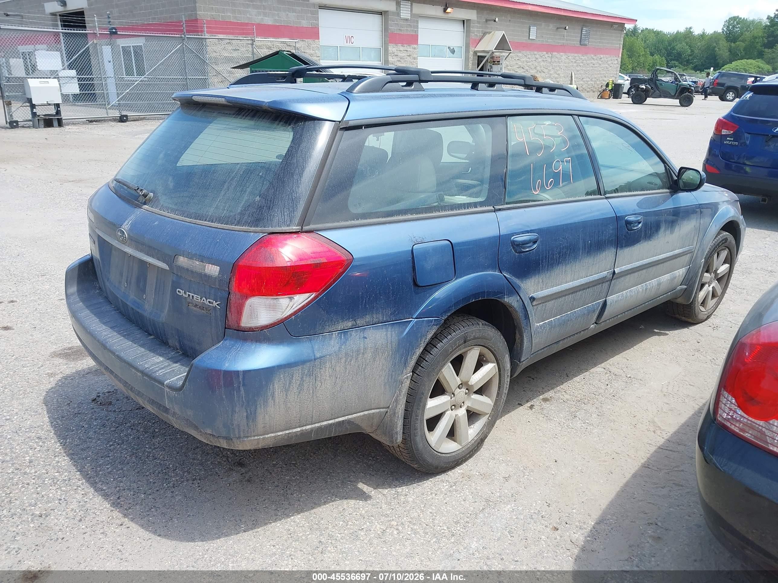 2008 Subaru Outback (natl) Ltd/ltd Ll Bean W/nav/ltd Ll Bean W/nav/vdc/ltd W/vdc Blue vin: 4S4BP62C287345365