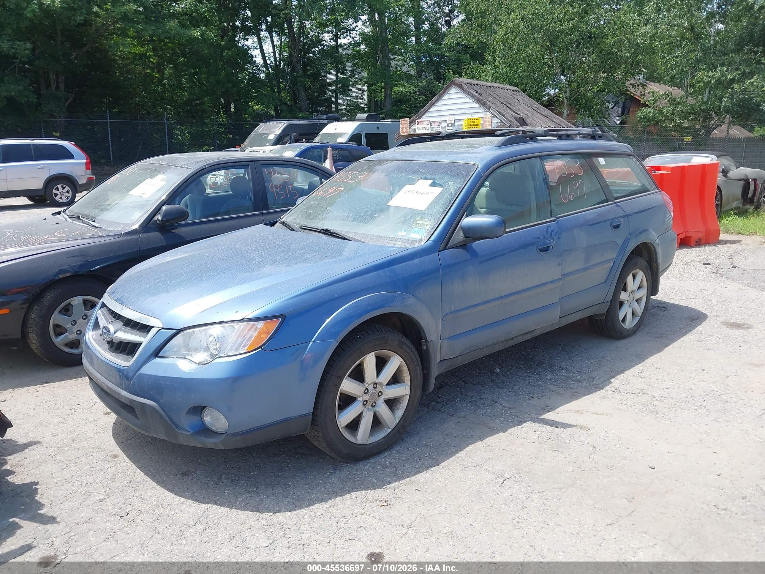 2008 Subaru Outback (natl) Ltd/ltd Ll Bean W/nav/ltd Ll Bean W/nav/vdc/ltd W/vdc Blue vin: 4S4BP62C287345365