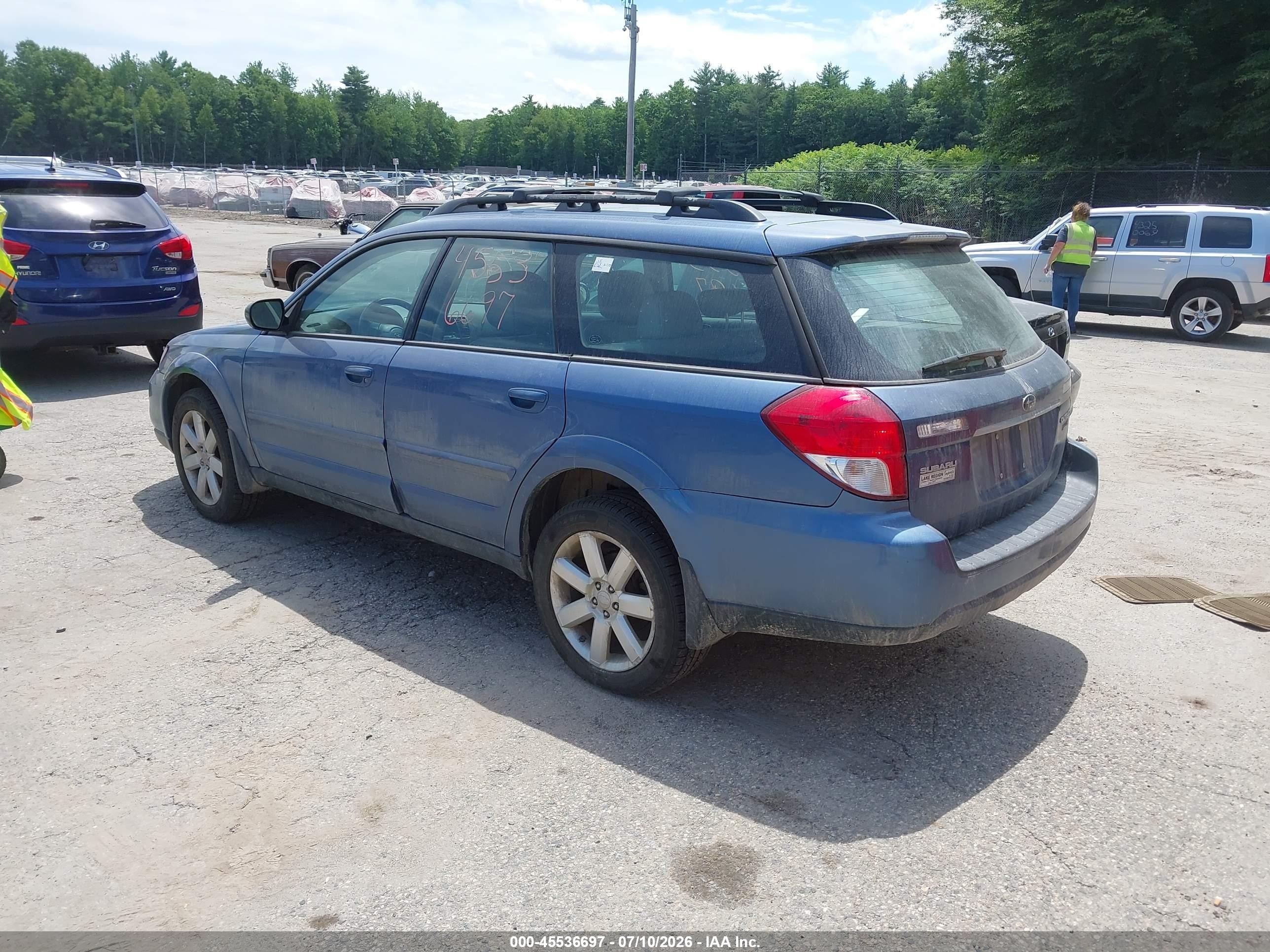 2008 Subaru Outback (natl) Ltd/ltd Ll Bean W/nav/ltd Ll Bean W/nav/vdc/ltd W/vdc Blue vin: 4S4BP62C287345365