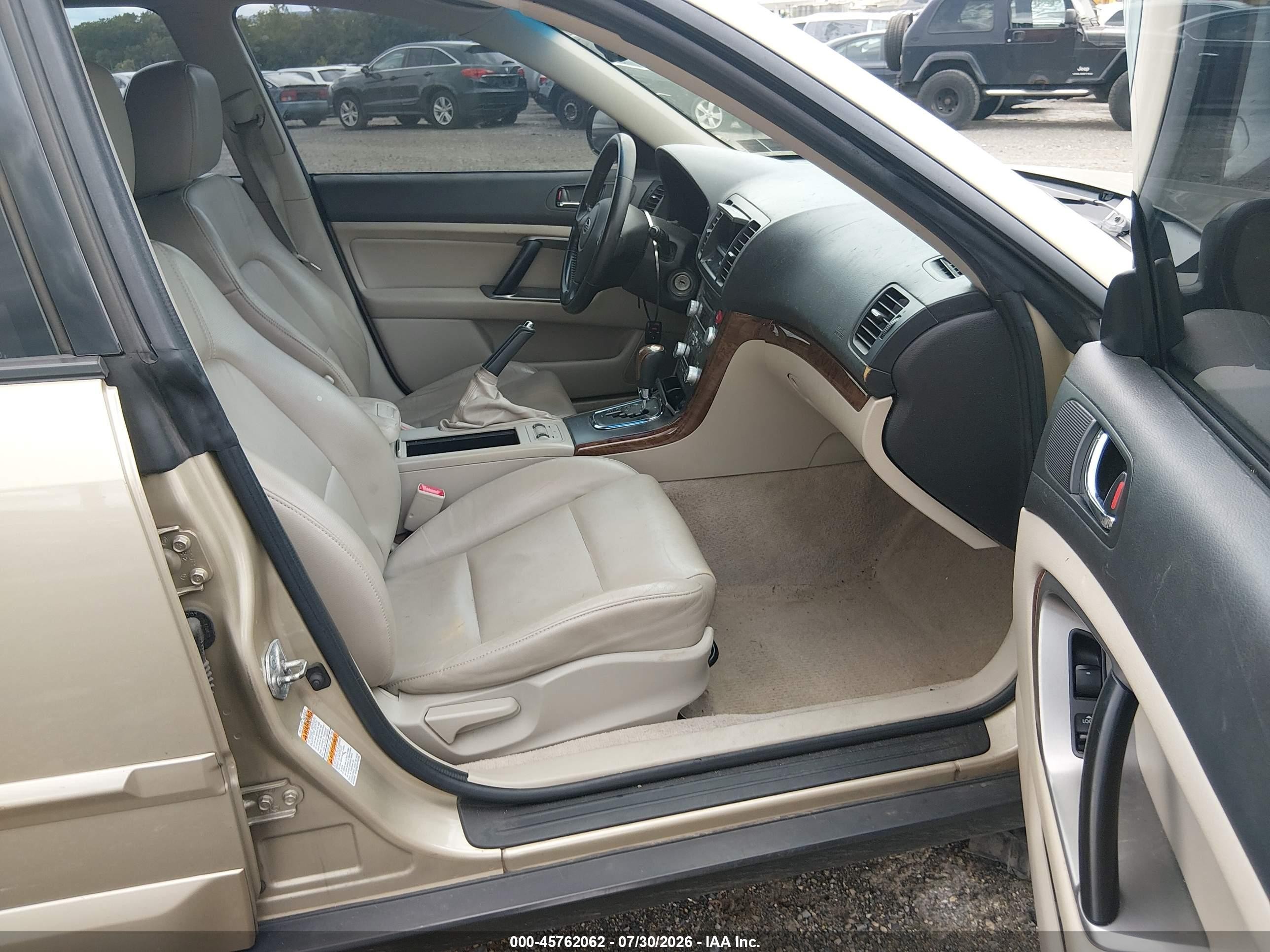 2008 Subaru Outback (natl) Ltd/ltd Ll Bean W/nav/ltd Ll Bean W/nav/vdc/ltd W/vdc Gold vin: 4S4BP62C287362490