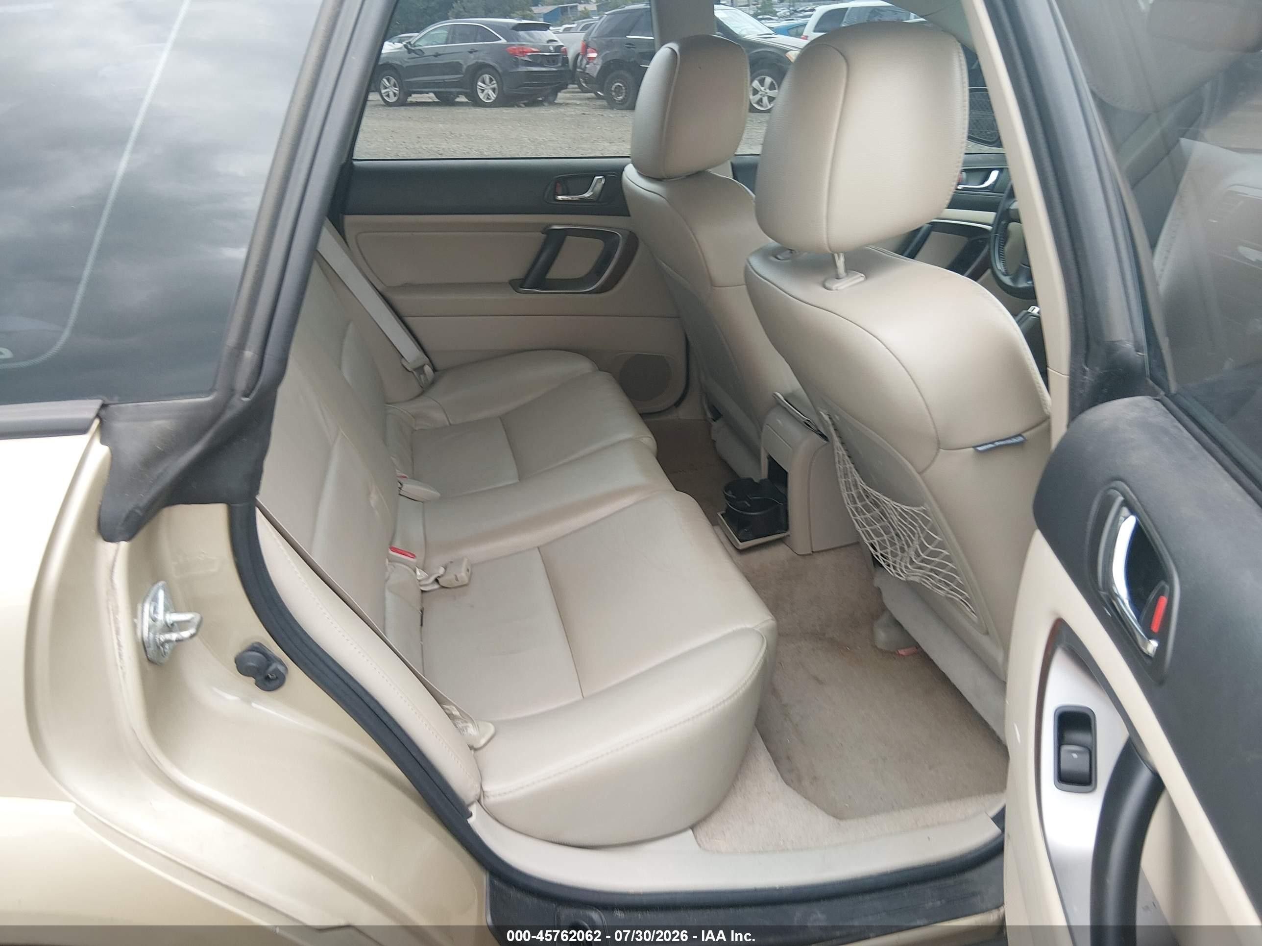 2008 Subaru Outback (natl) Ltd/ltd Ll Bean W/nav/ltd Ll Bean W/nav/vdc/ltd W/vdc Gold vin: 4S4BP62C287362490