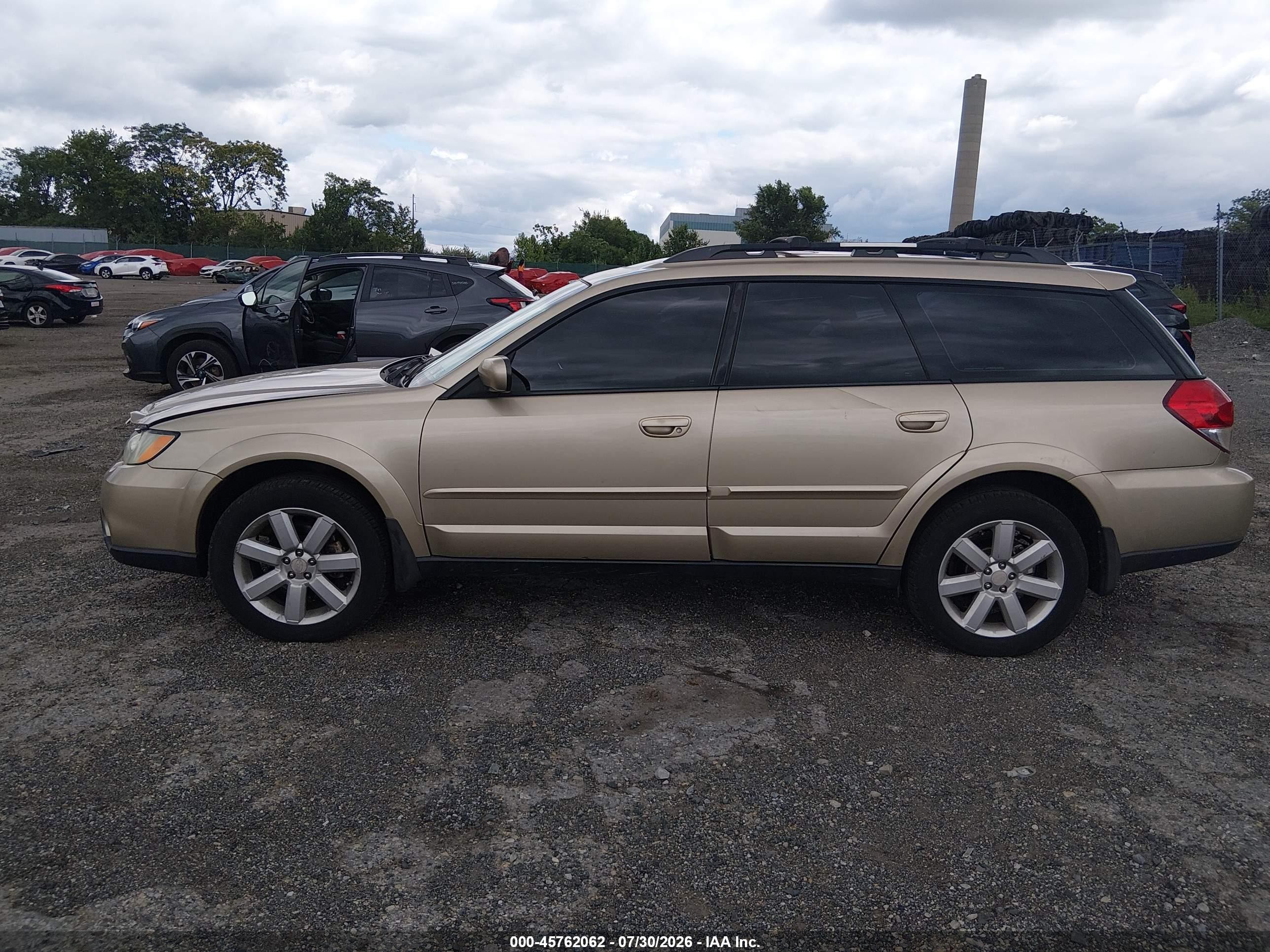 2008 Subaru Outback (natl) Ltd/ltd Ll Bean W/nav/ltd Ll Bean W/nav/vdc/ltd W/vdc Gold vin: 4S4BP62C287362490