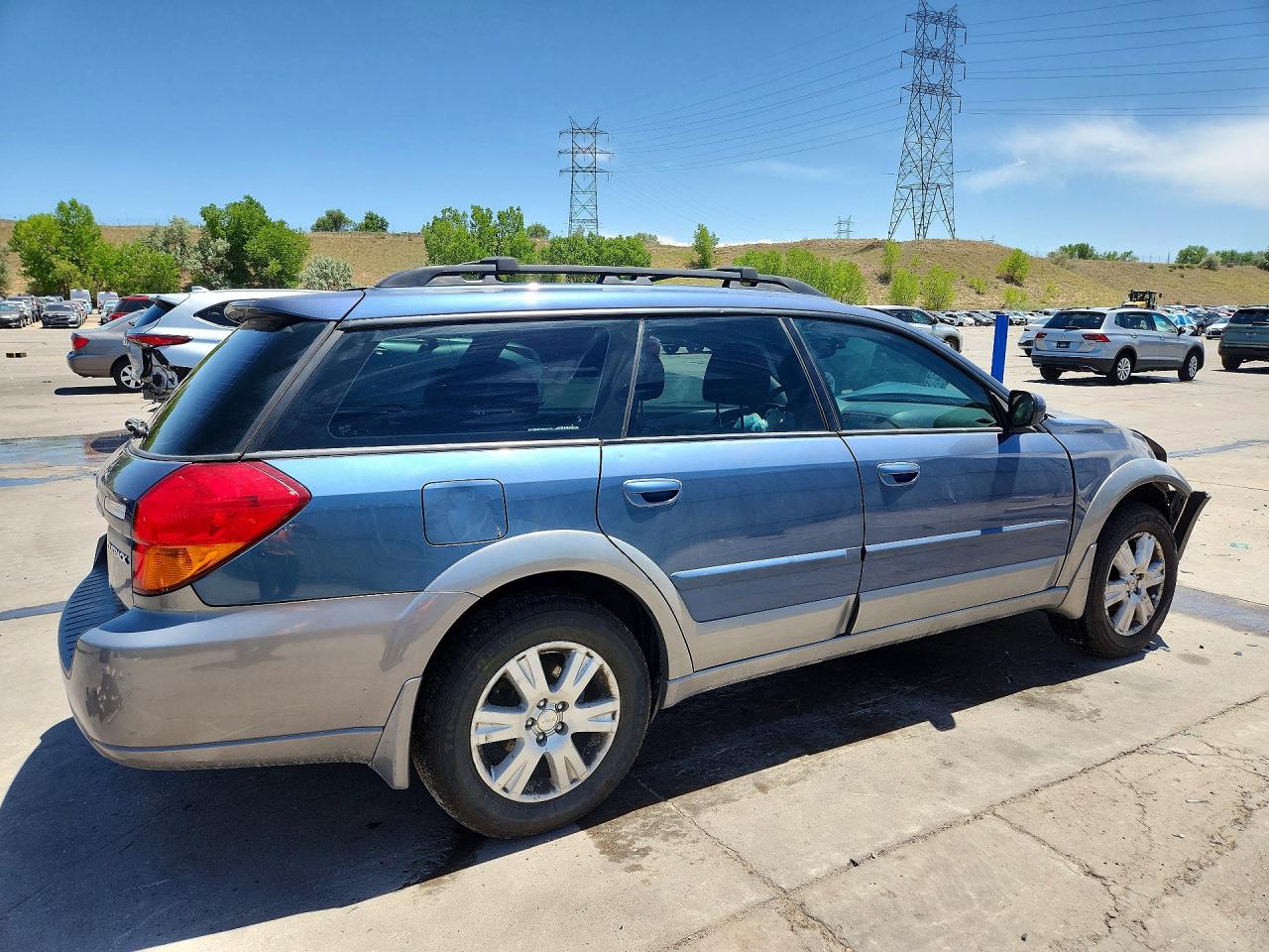 2005 Subaru Legacy Outback 2.5i Limited Синий vin: 4S4BP62C356335803