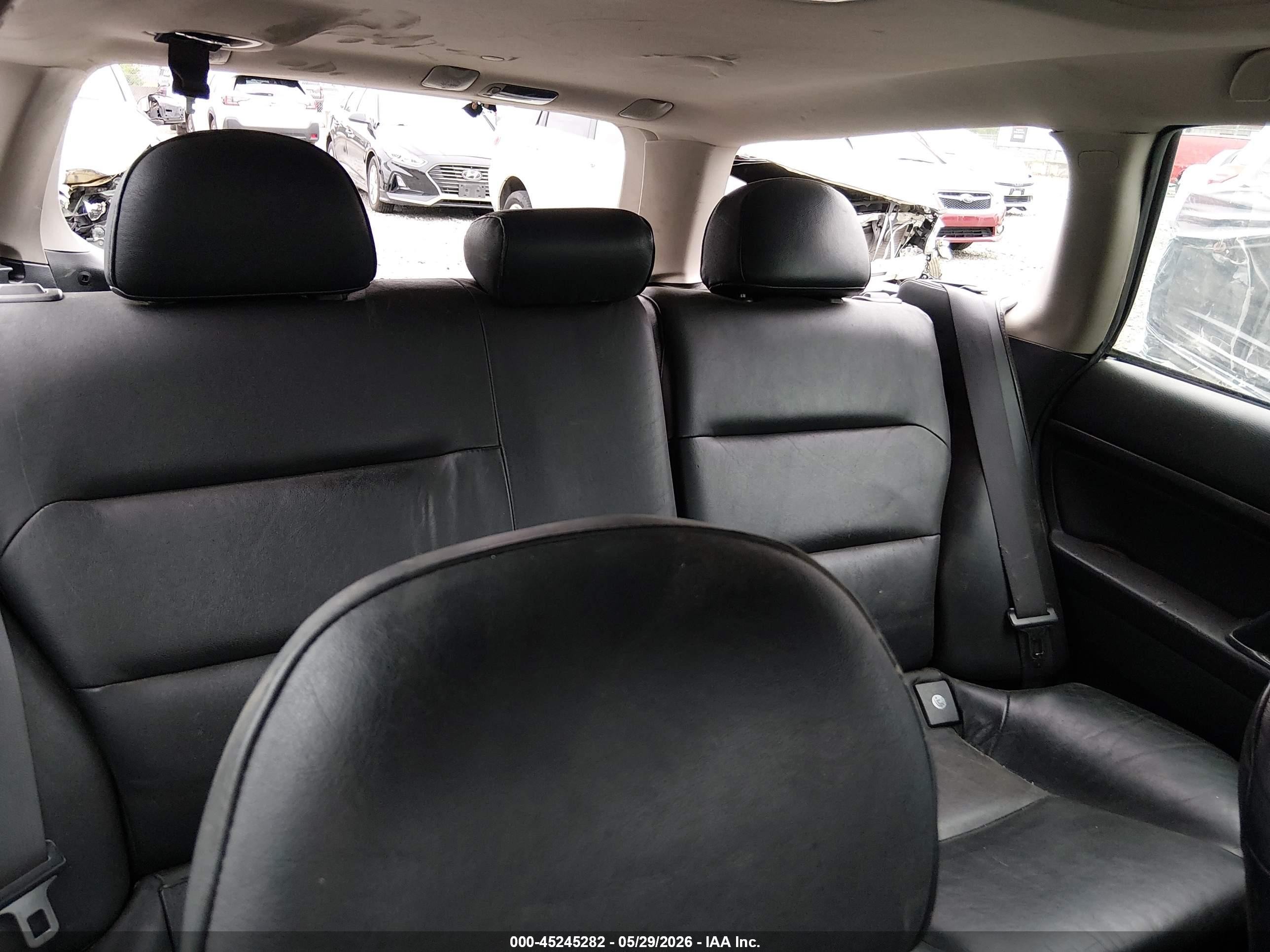 2005 Subaru Outback 2.5i Limited Black vin: 4S4BP62C356378523