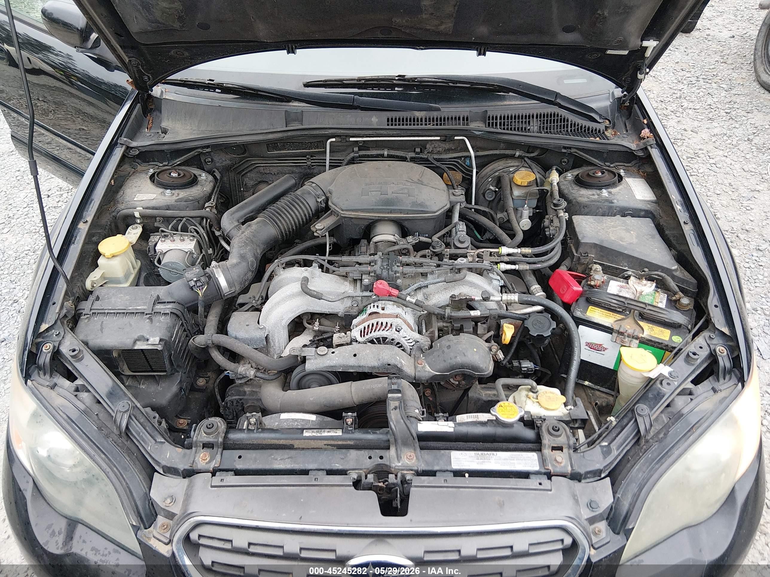 2005 Subaru Outback 2.5i Limited Black vin: 4S4BP62C356378523