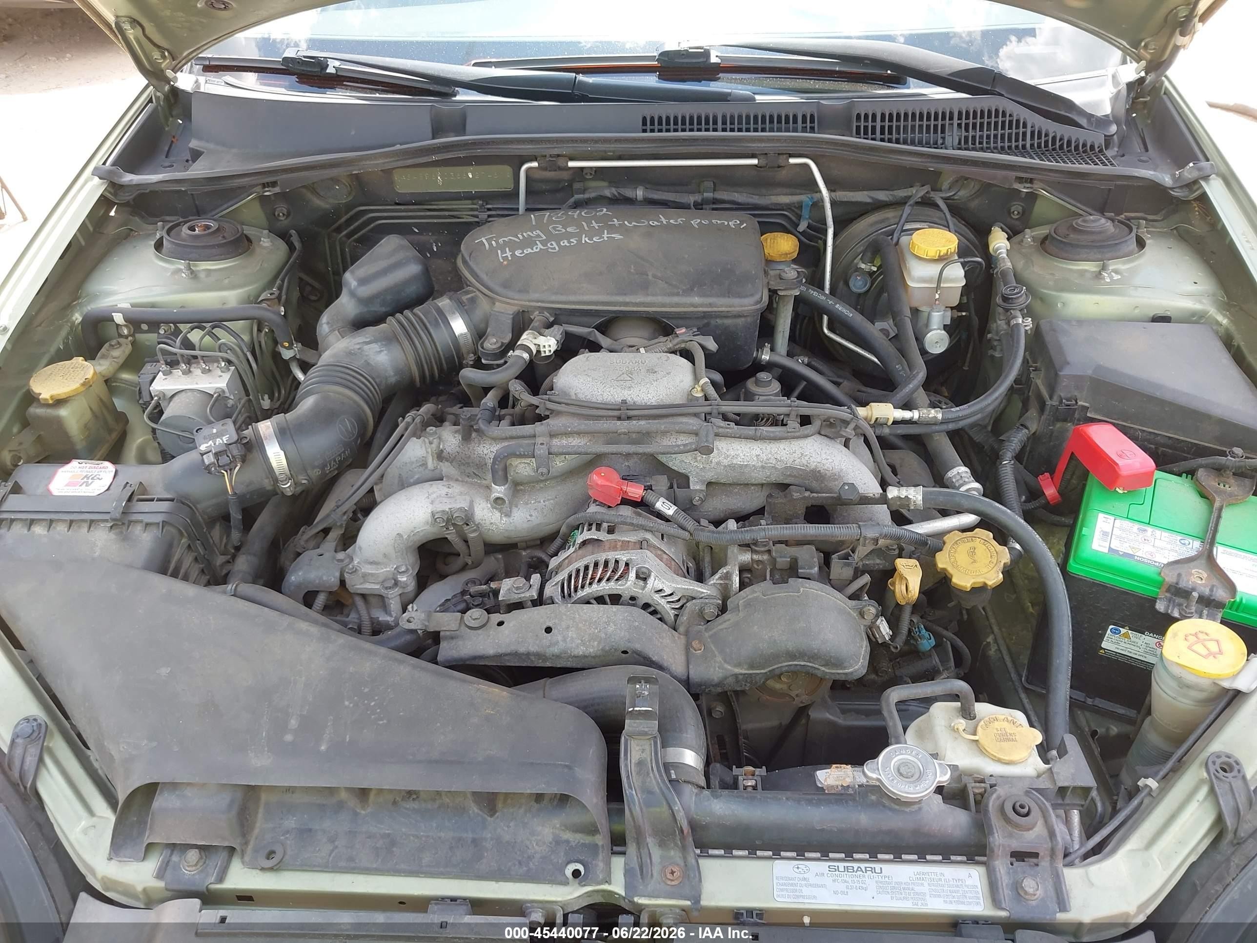 2006 Subaru Outback 2.5i Limited Green vin: 4S4BP62C366327461