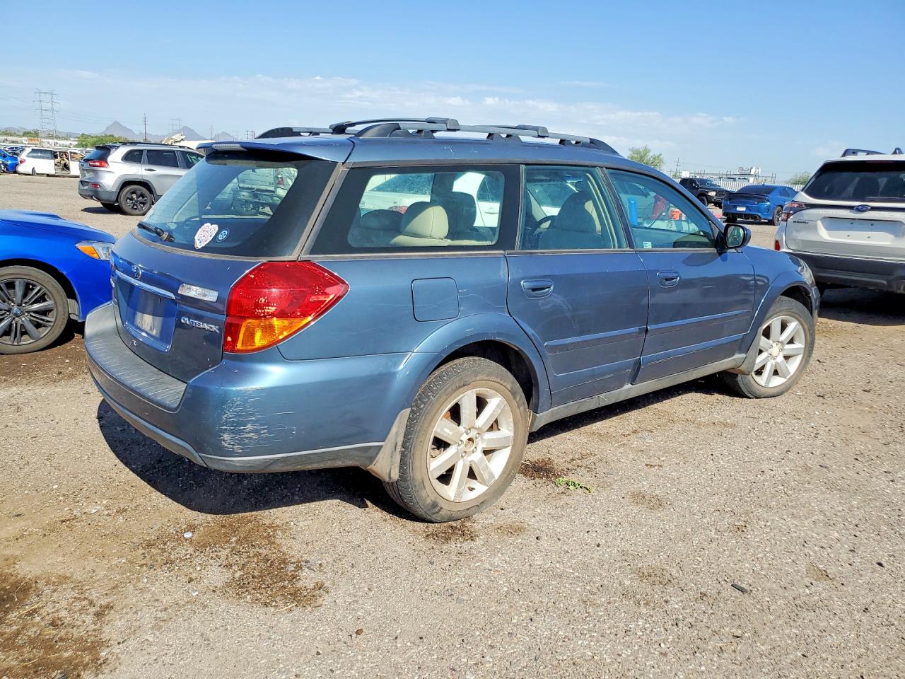 2006 Subaru Legacy Outback 2.5i Limited Blue vin: 4S4BP62C366343918