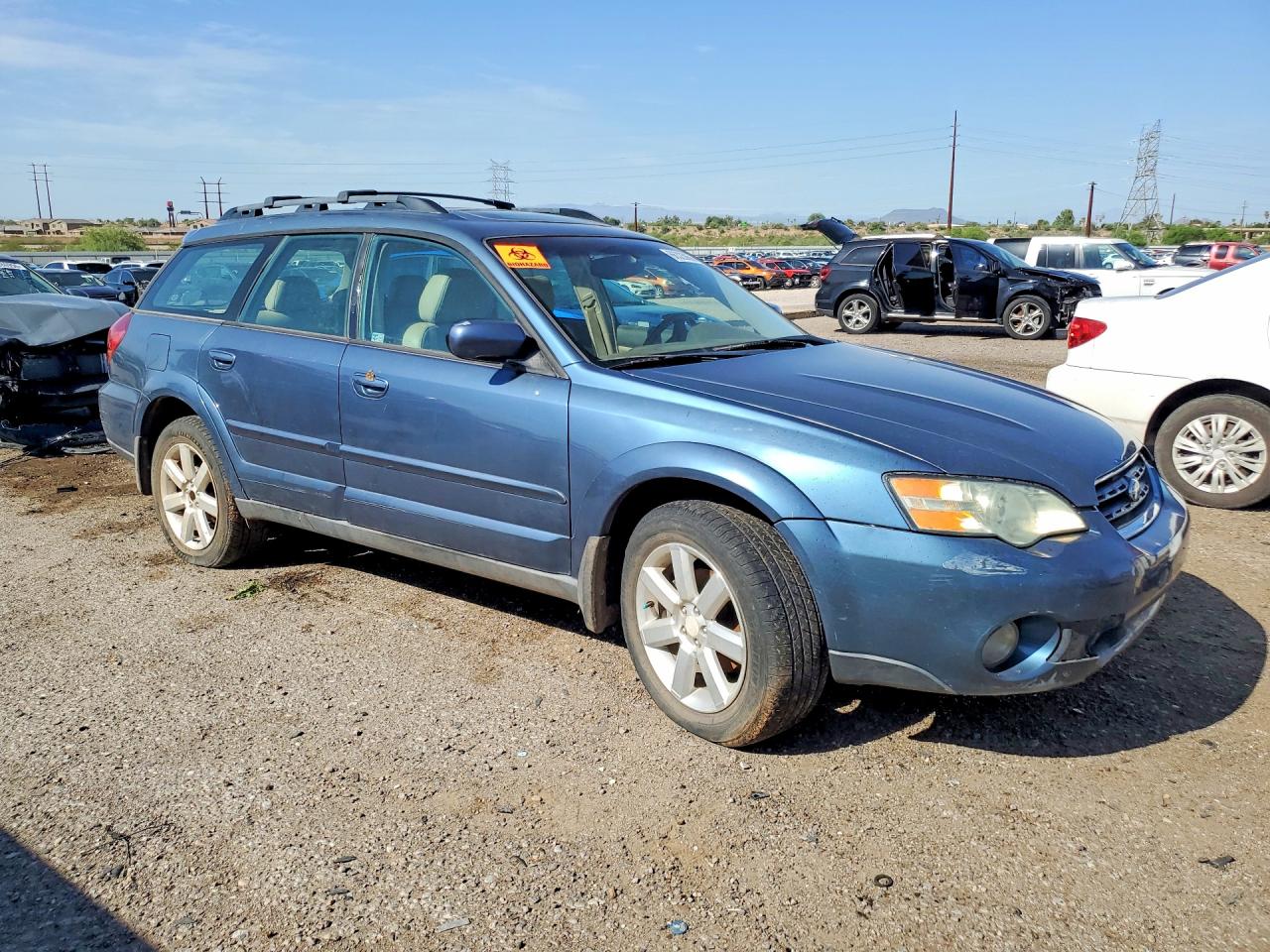 2006 Subaru Legacy Outback 2.5i Limited Blue vin: 4S4BP62C366343918
