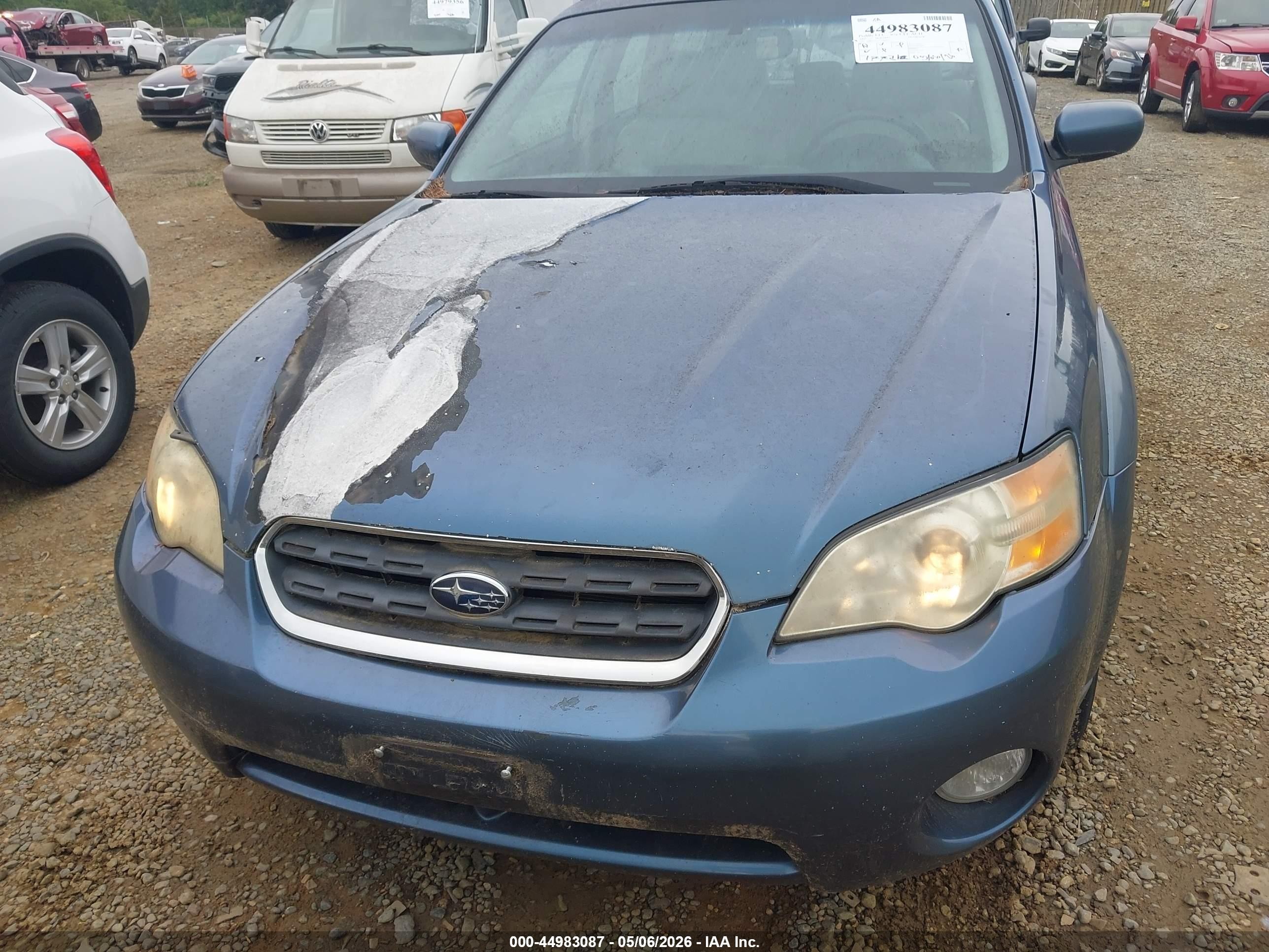 2007 Subaru Outback 2.5i Limited Blue vin: 4S4BP62C377308064