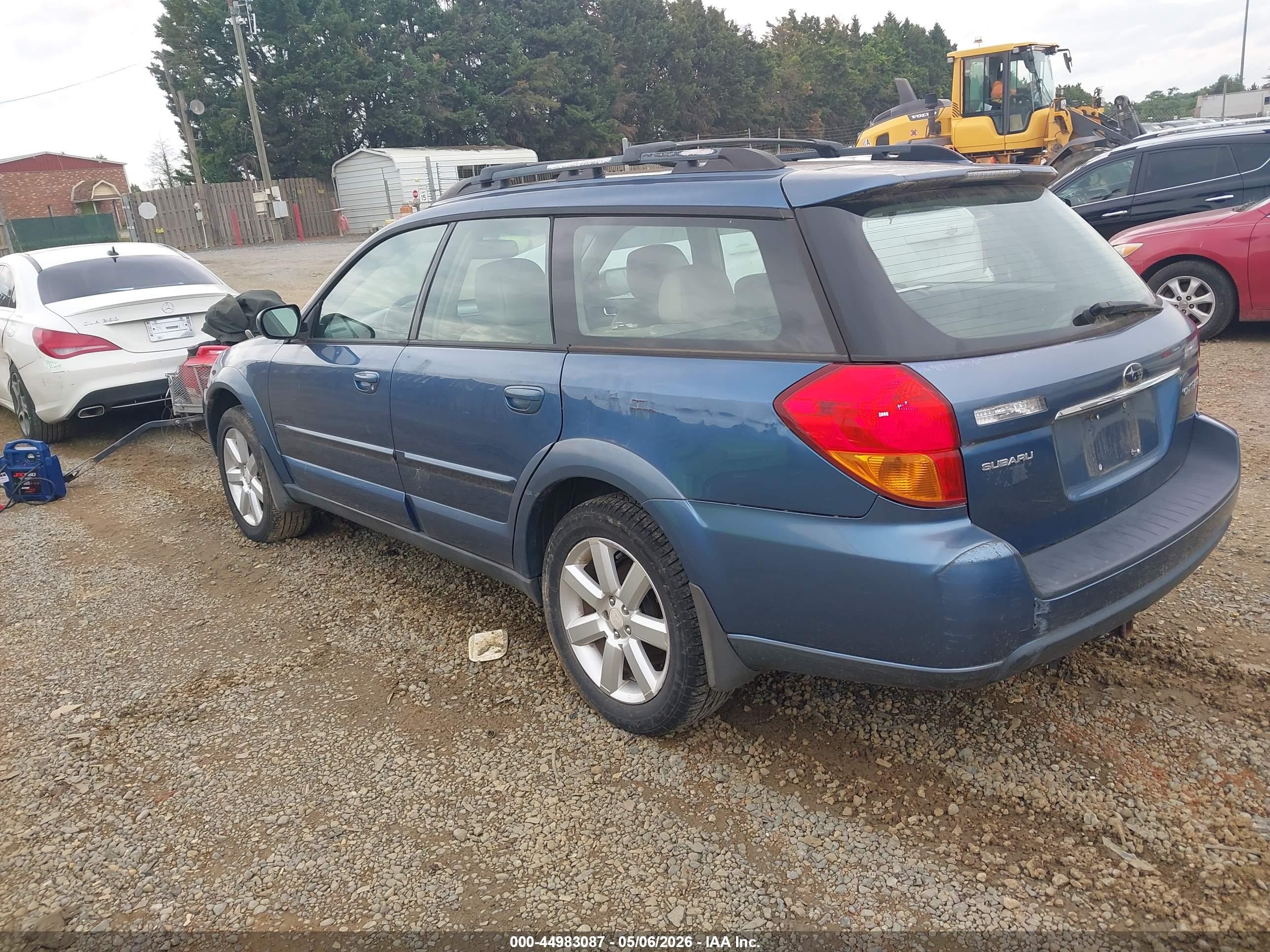 2007 Subaru Outback 2.5i Limited Blue vin: 4S4BP62C377308064