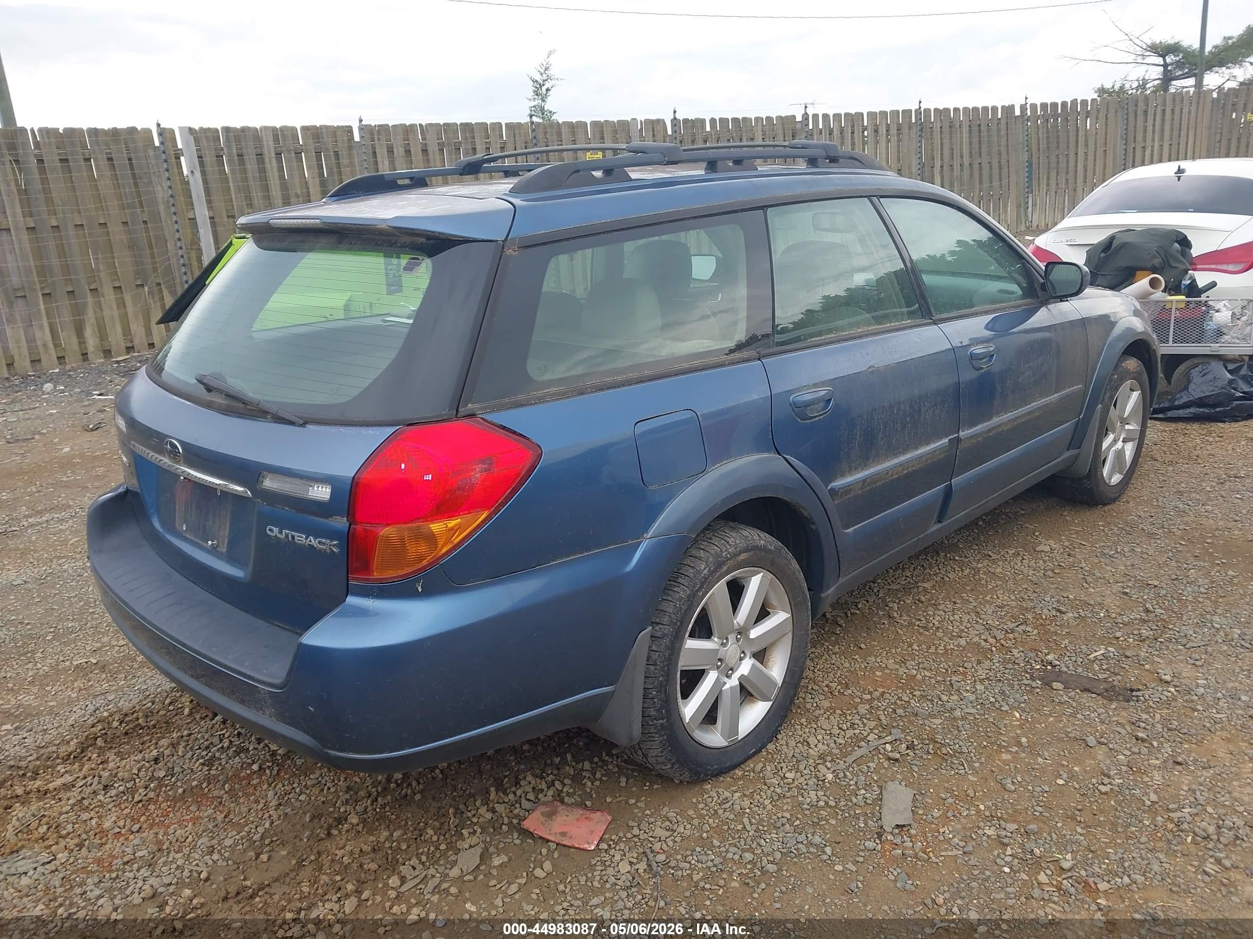 2007 Subaru Outback 2.5i Limited Blue vin: 4S4BP62C377308064