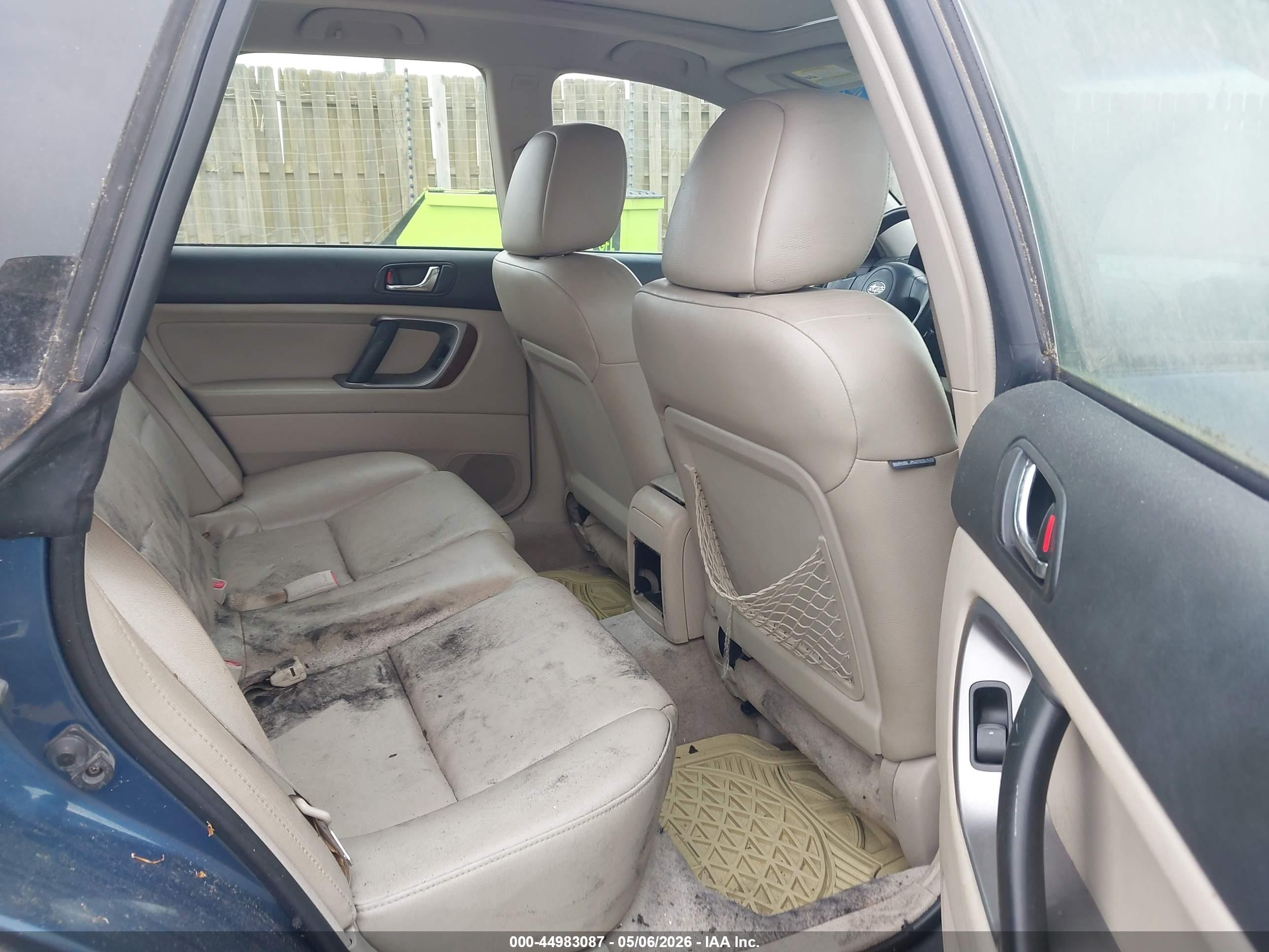 2007 Subaru Outback 2.5i Limited Blue vin: 4S4BP62C377308064