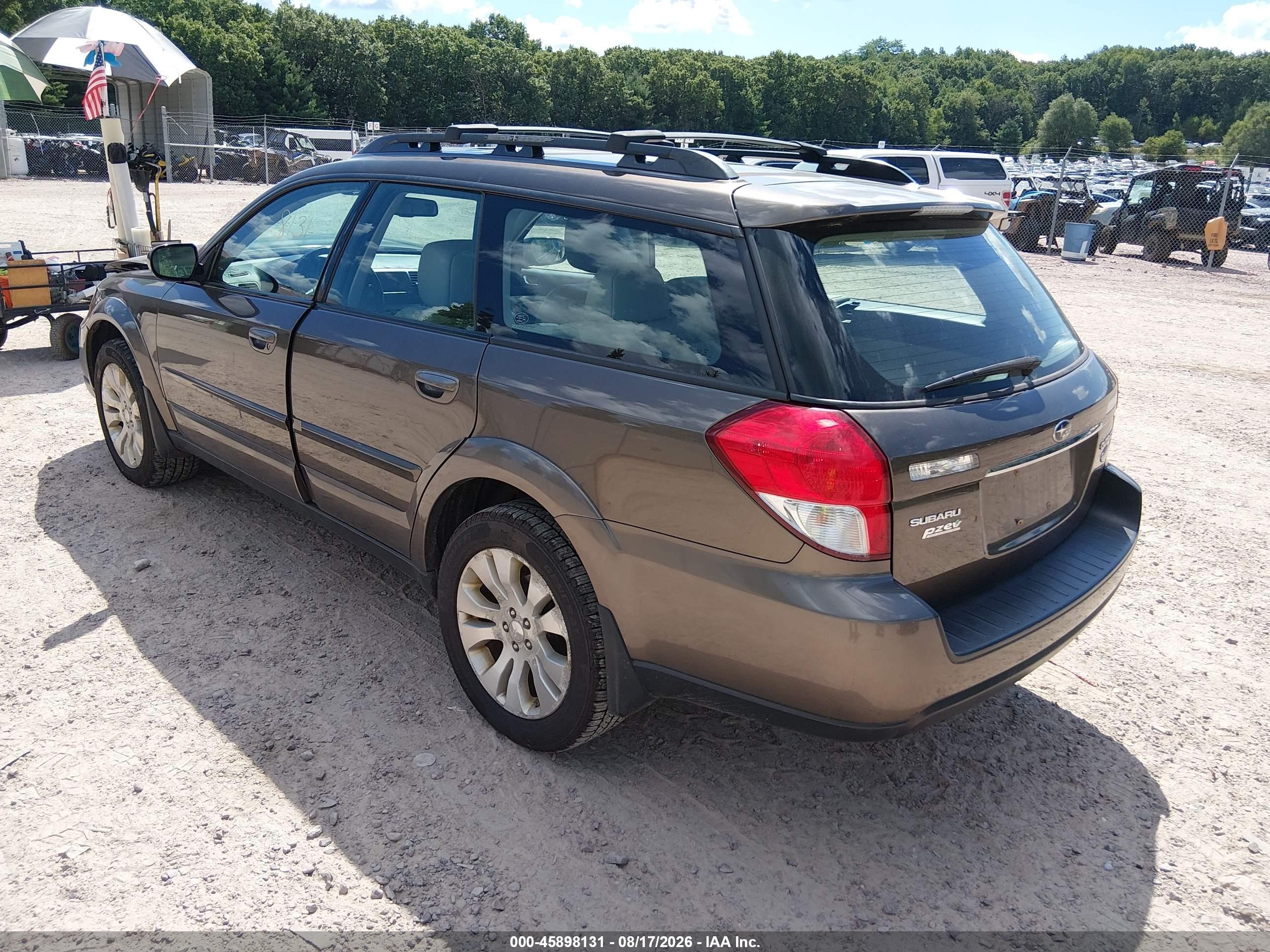2008 Subaru Outback 2.5i Limited/2.5i Limited L.l. Bean Edition Brown vin: 4S4BP62C387335847