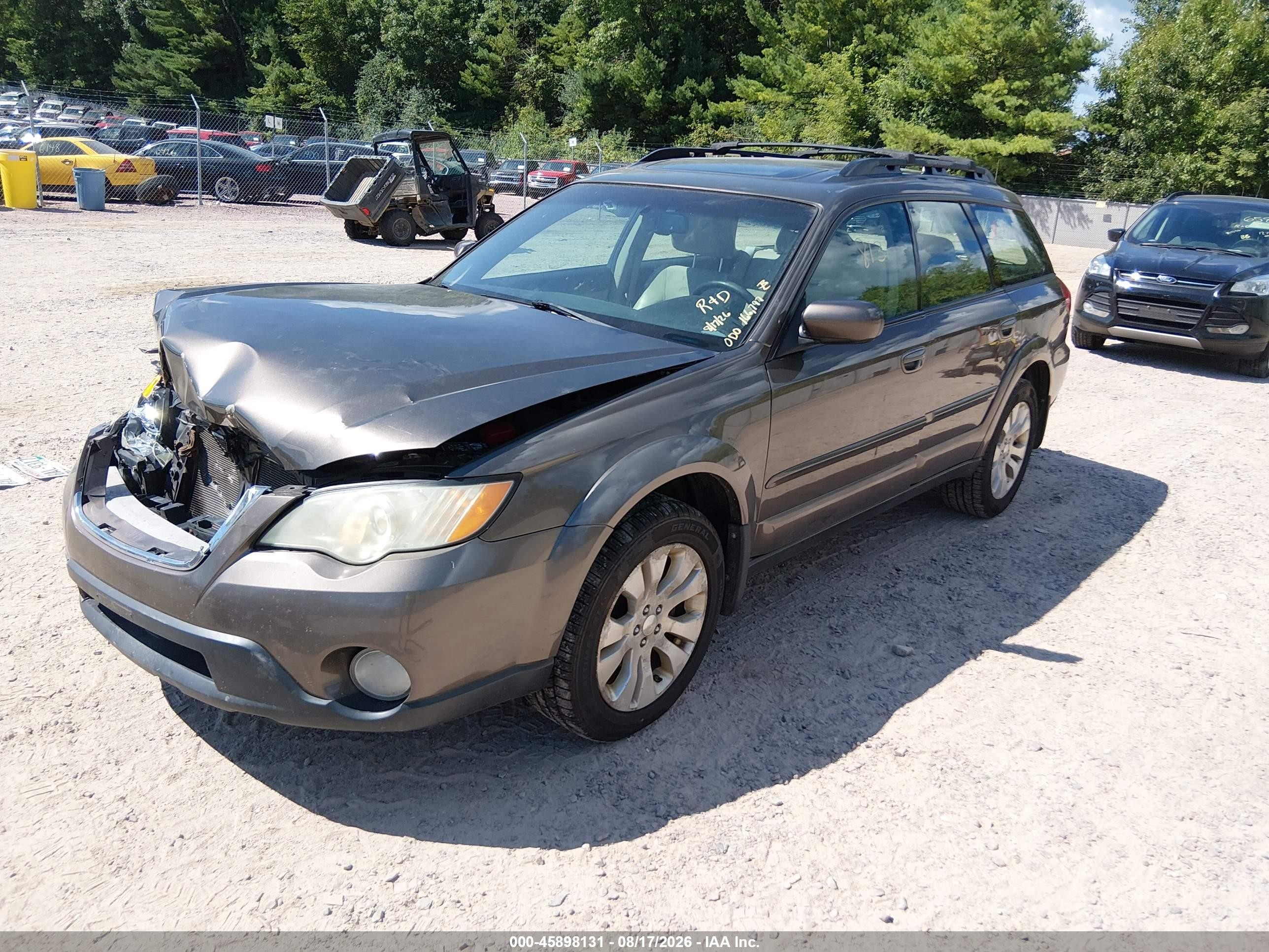 2008 Subaru Outback 2.5i Limited/2.5i Limited L.l. Bean Edition Brown vin: 4S4BP62C387335847