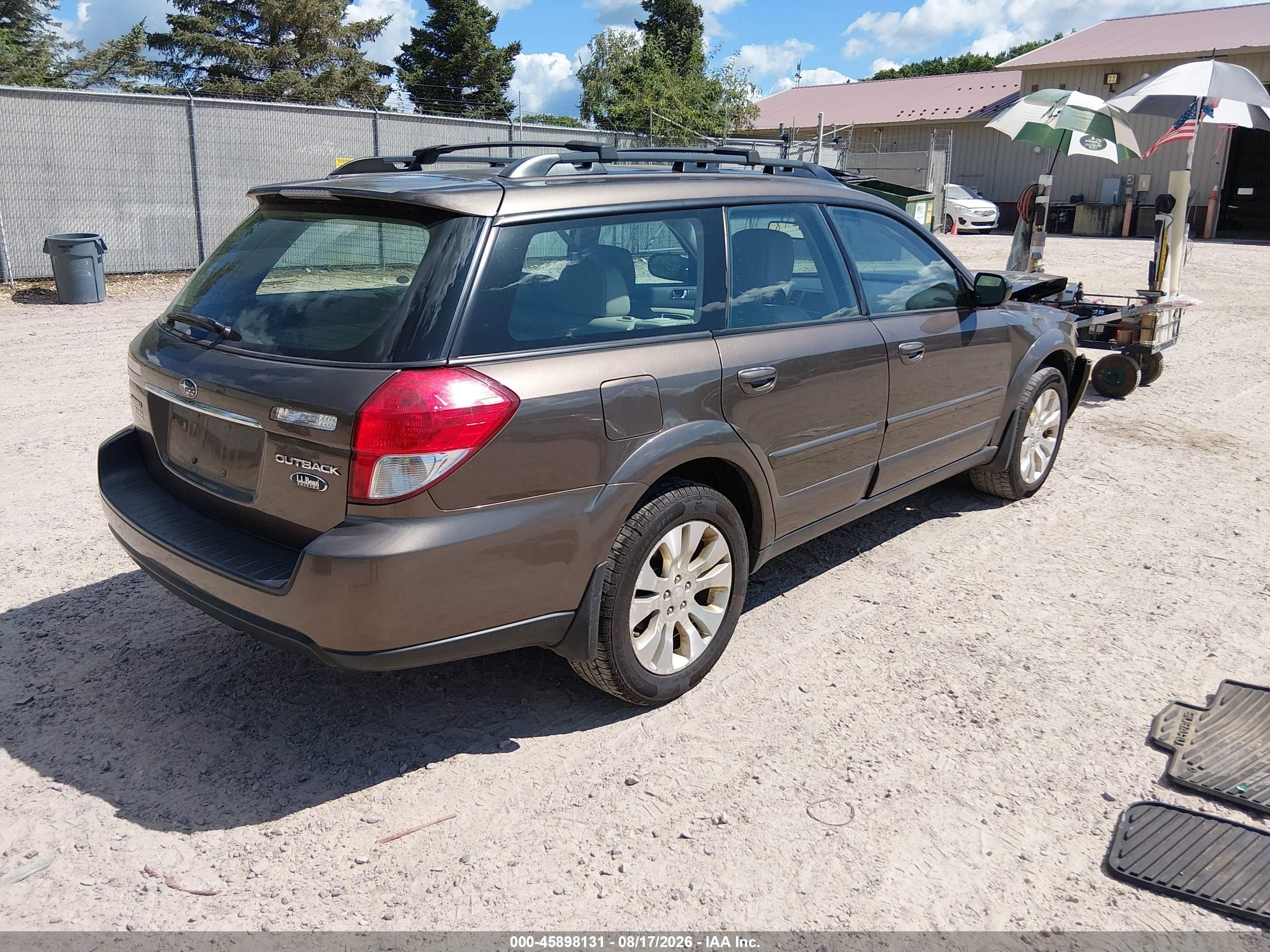 2008 Subaru Outback 2.5i Limited/2.5i Limited L.l. Bean Edition Brown vin: 4S4BP62C387335847