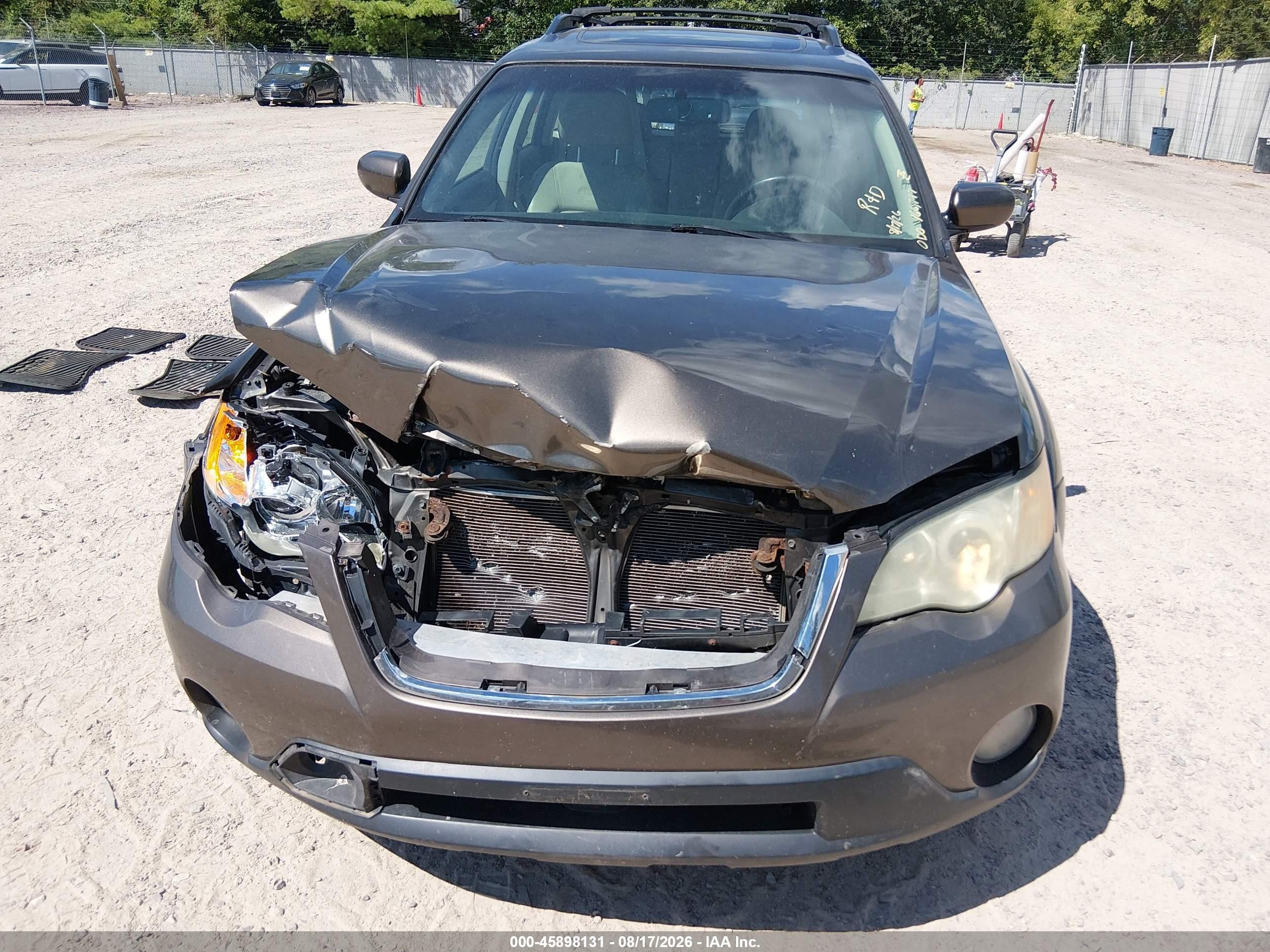 2008 Subaru Outback 2.5i Limited/2.5i Limited L.l. Bean Edition Brown vin: 4S4BP62C387335847