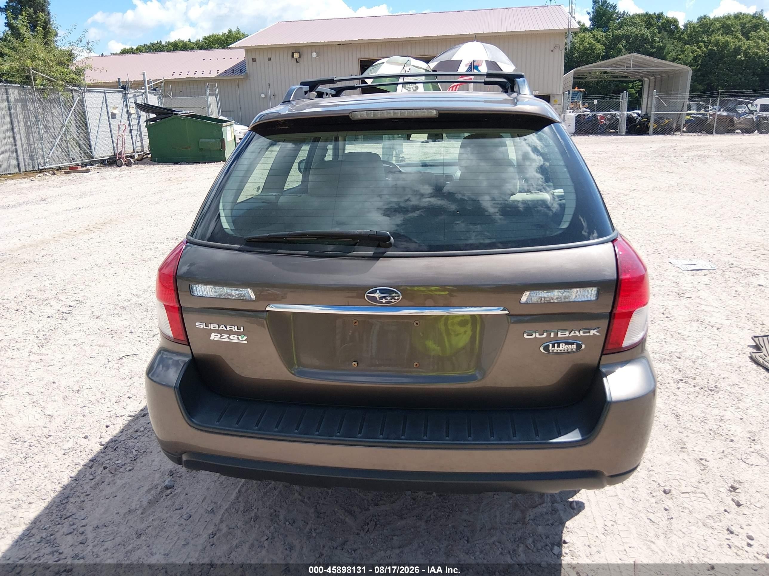 2008 Subaru Outback 2.5i Limited/2.5i Limited L.l. Bean Edition Brown vin: 4S4BP62C387335847