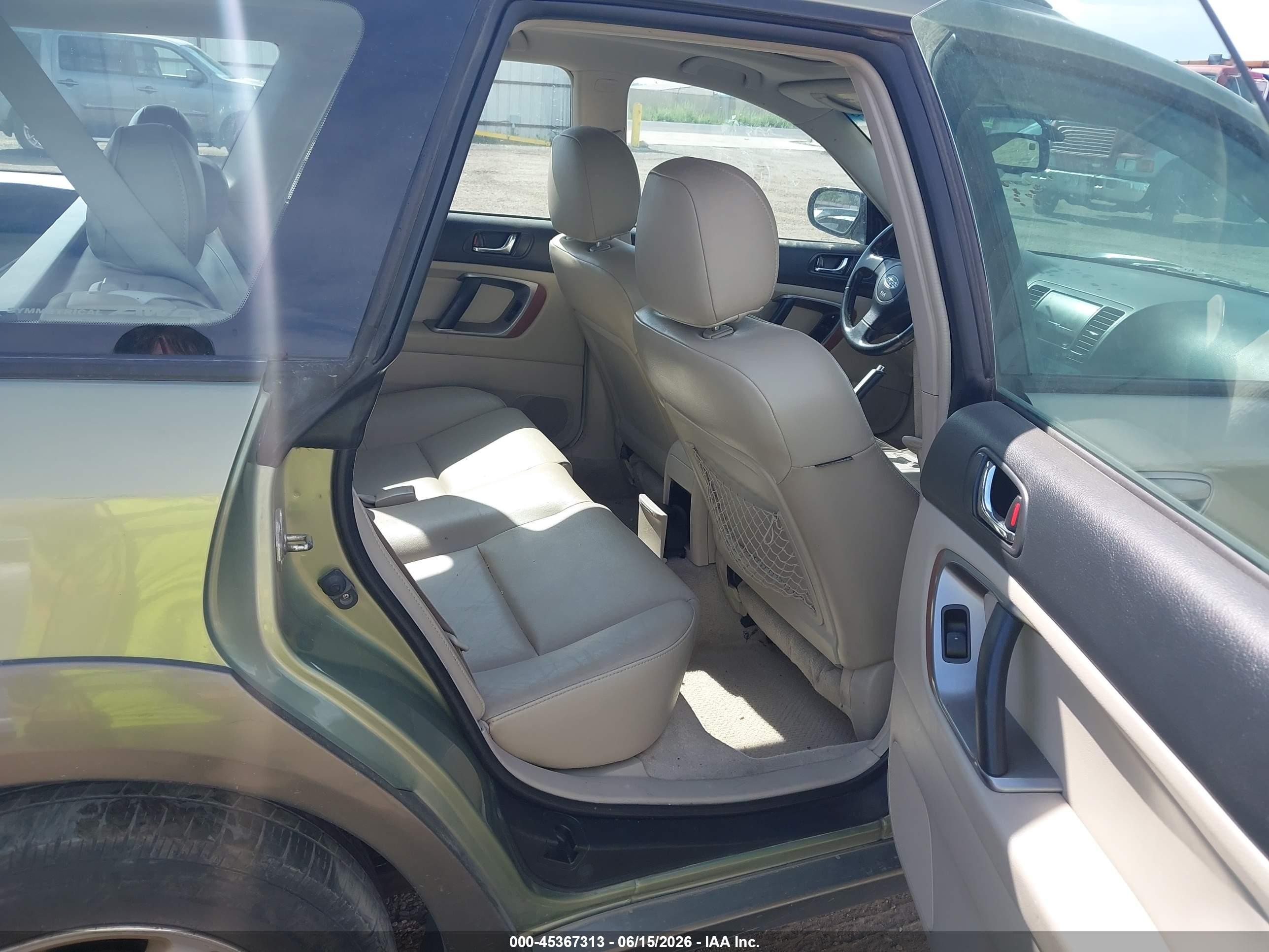 2006 Subaru Outback 2.5i Limited Зеленый vin: 4S4BP62C467357885