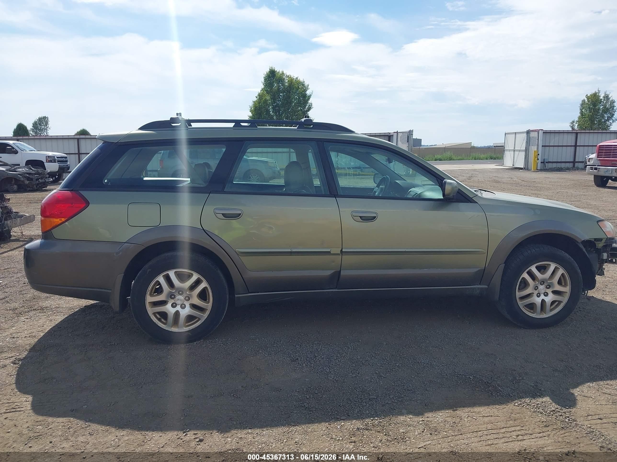 2006 Subaru Outback 2.5i Limited Зеленый vin: 4S4BP62C467357885