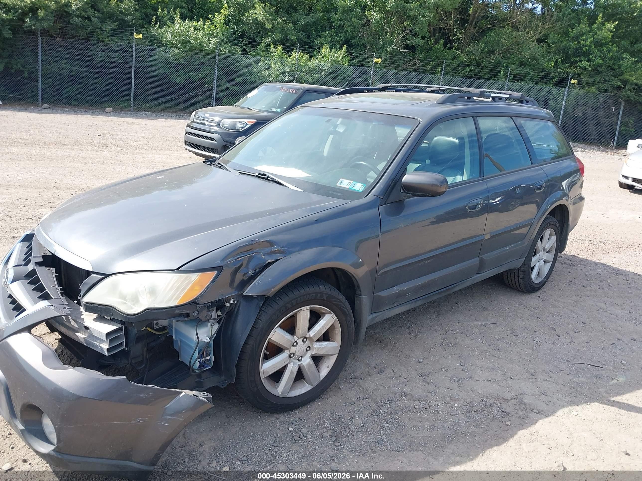 2008 Subaru Outback 2.5i Limited/2.5i Limited L.l. Bean Edition Gray vin: 4S4BP62C487308964