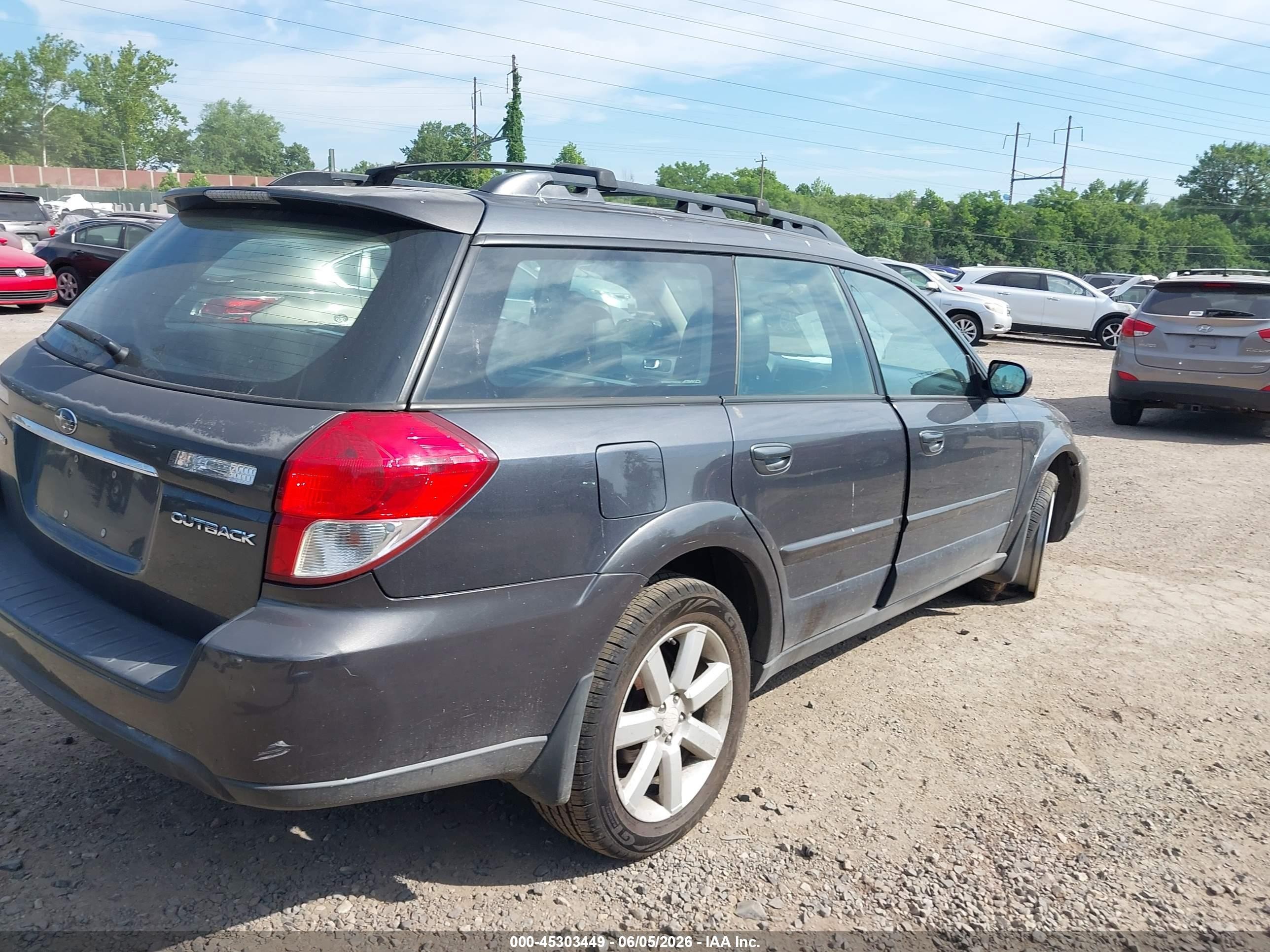 2008 Subaru Outback 2.5i Limited/2.5i Limited L.l. Bean Edition Gray vin: 4S4BP62C487308964