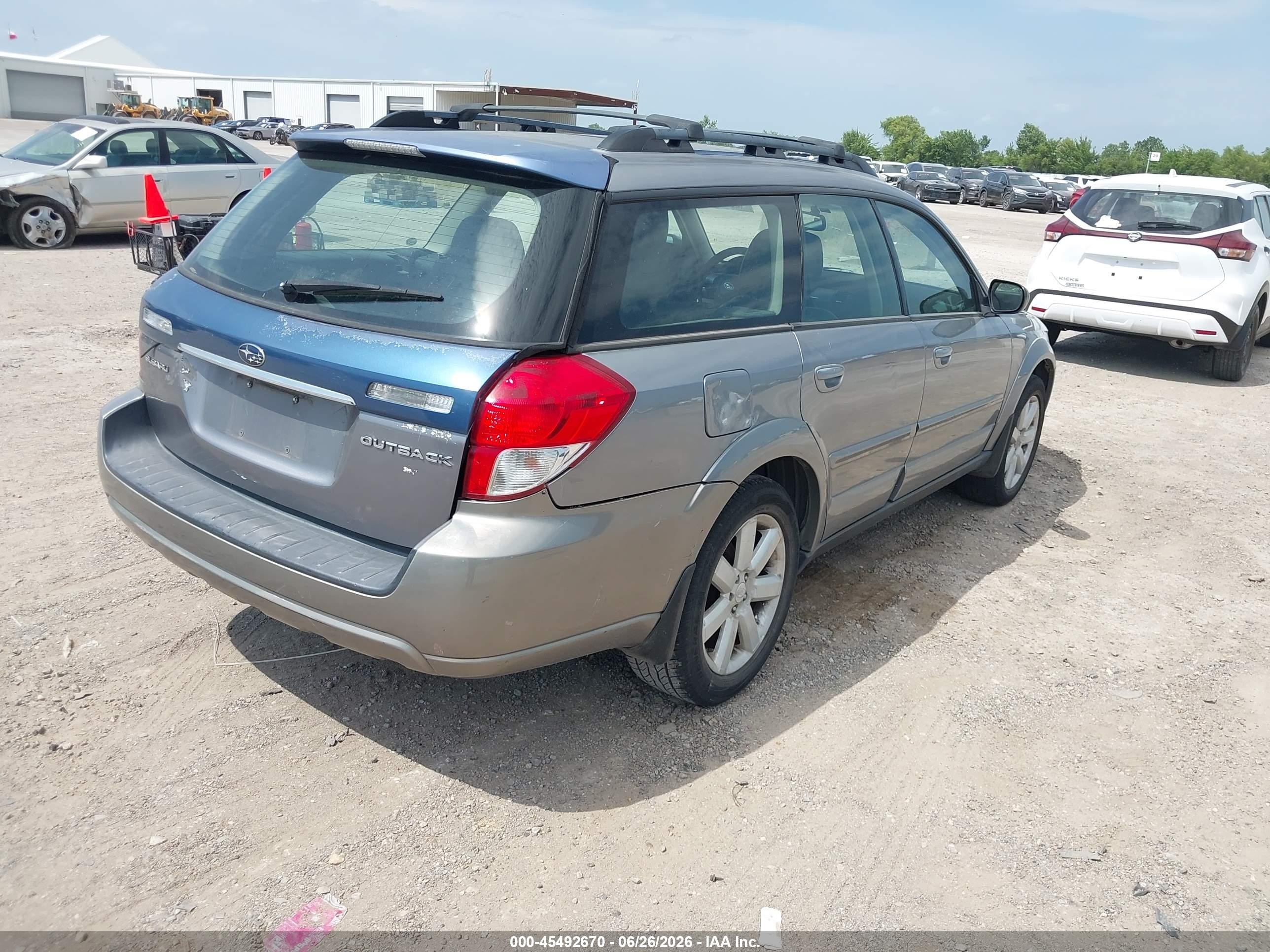 2008 Subaru Outback 2.5i Limited Gray vin: 4S4BP62C487325070