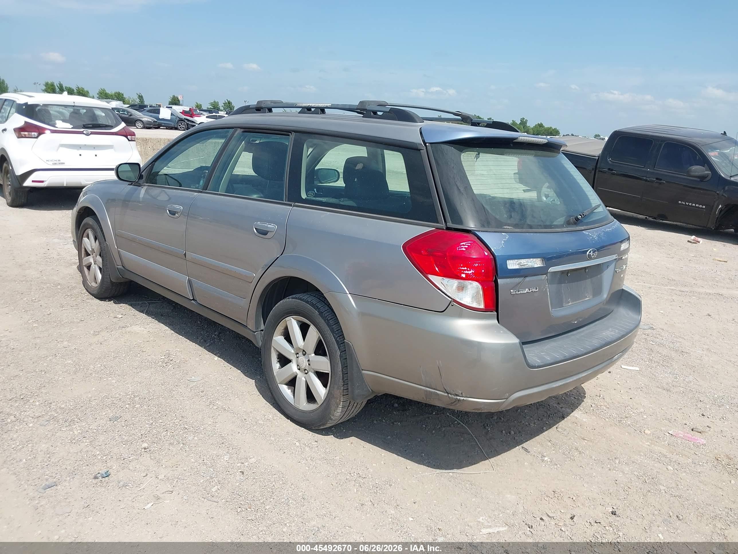 2008 Subaru Outback 2.5i Limited Gray vin: 4S4BP62C487325070