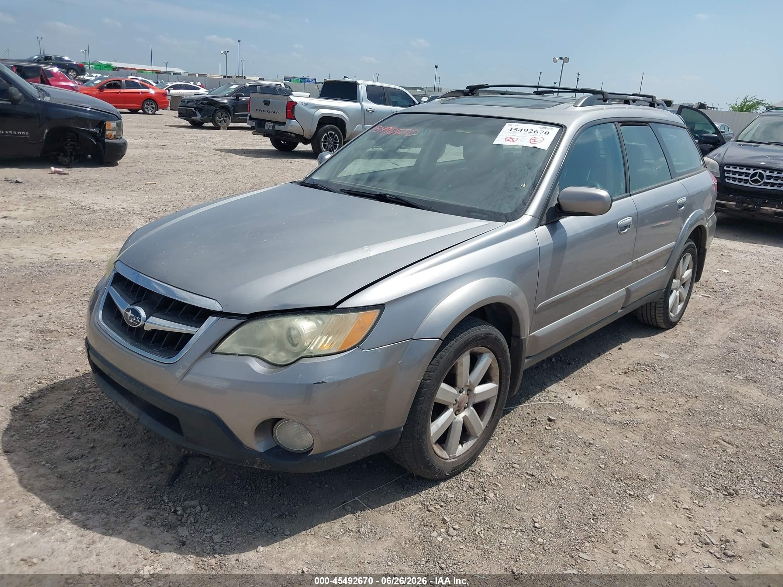 2008 Subaru Outback 2.5i Limited Gray vin: 4S4BP62C487325070