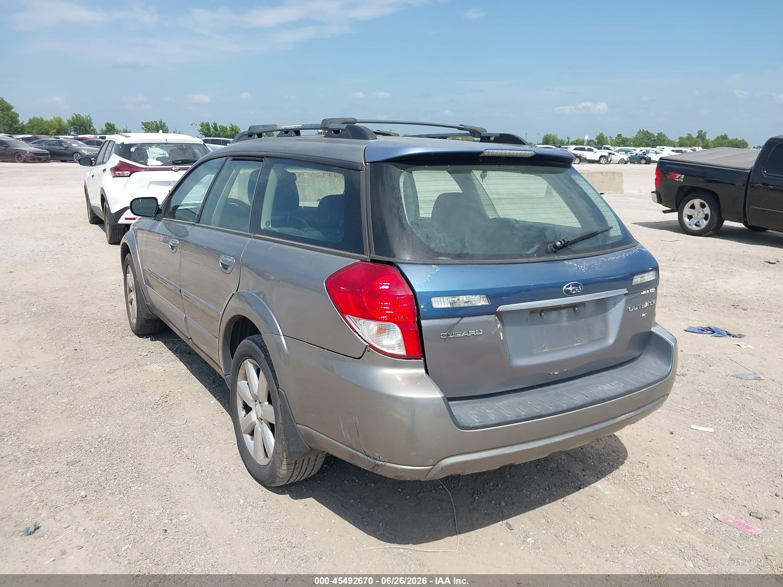 2008 Subaru Outback 2.5i Limited Gray vin: 4S4BP62C487325070