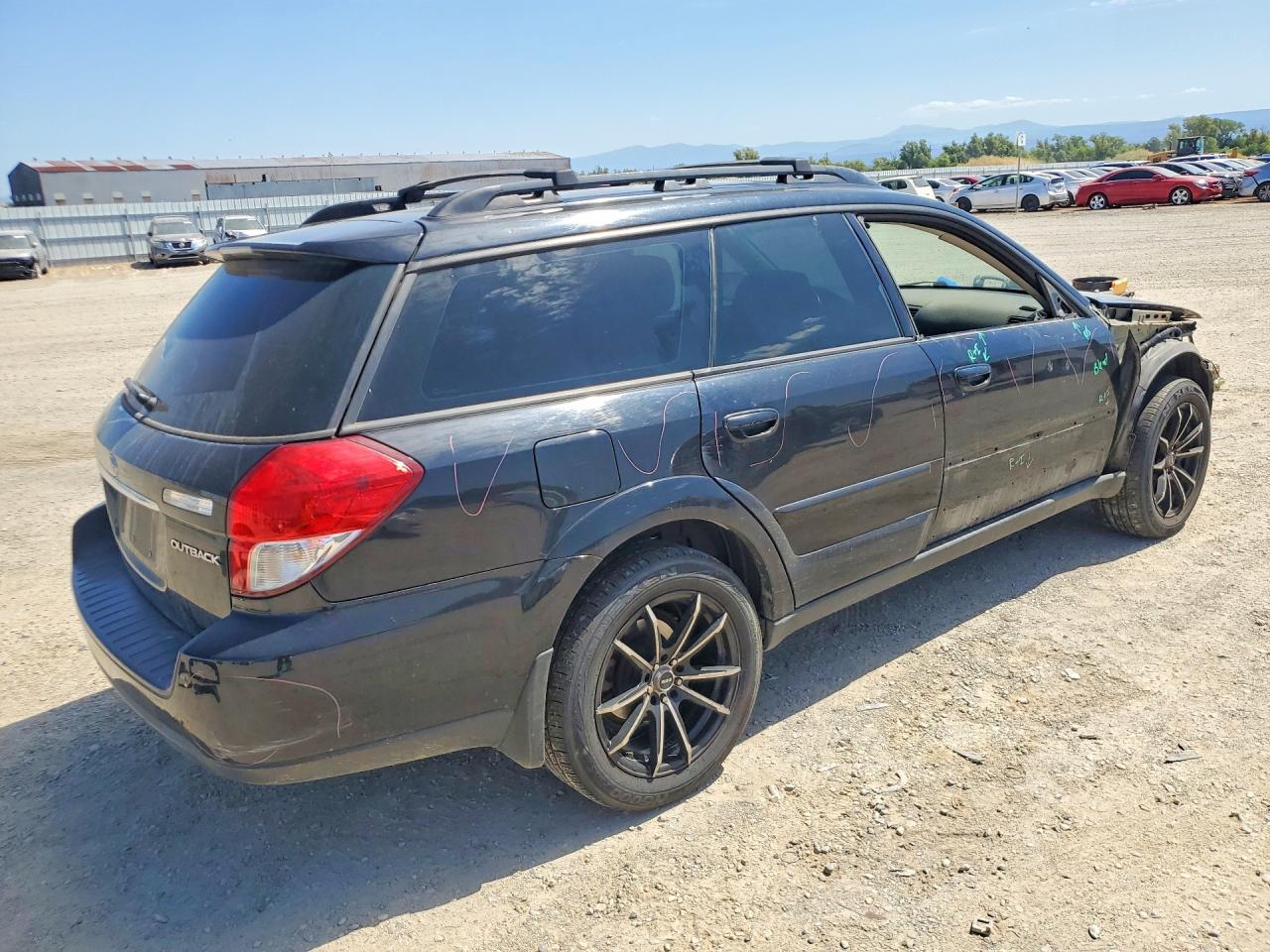 2008 Subaru Outback 2.5i Limited Black vin: 4S4BP62C487337574