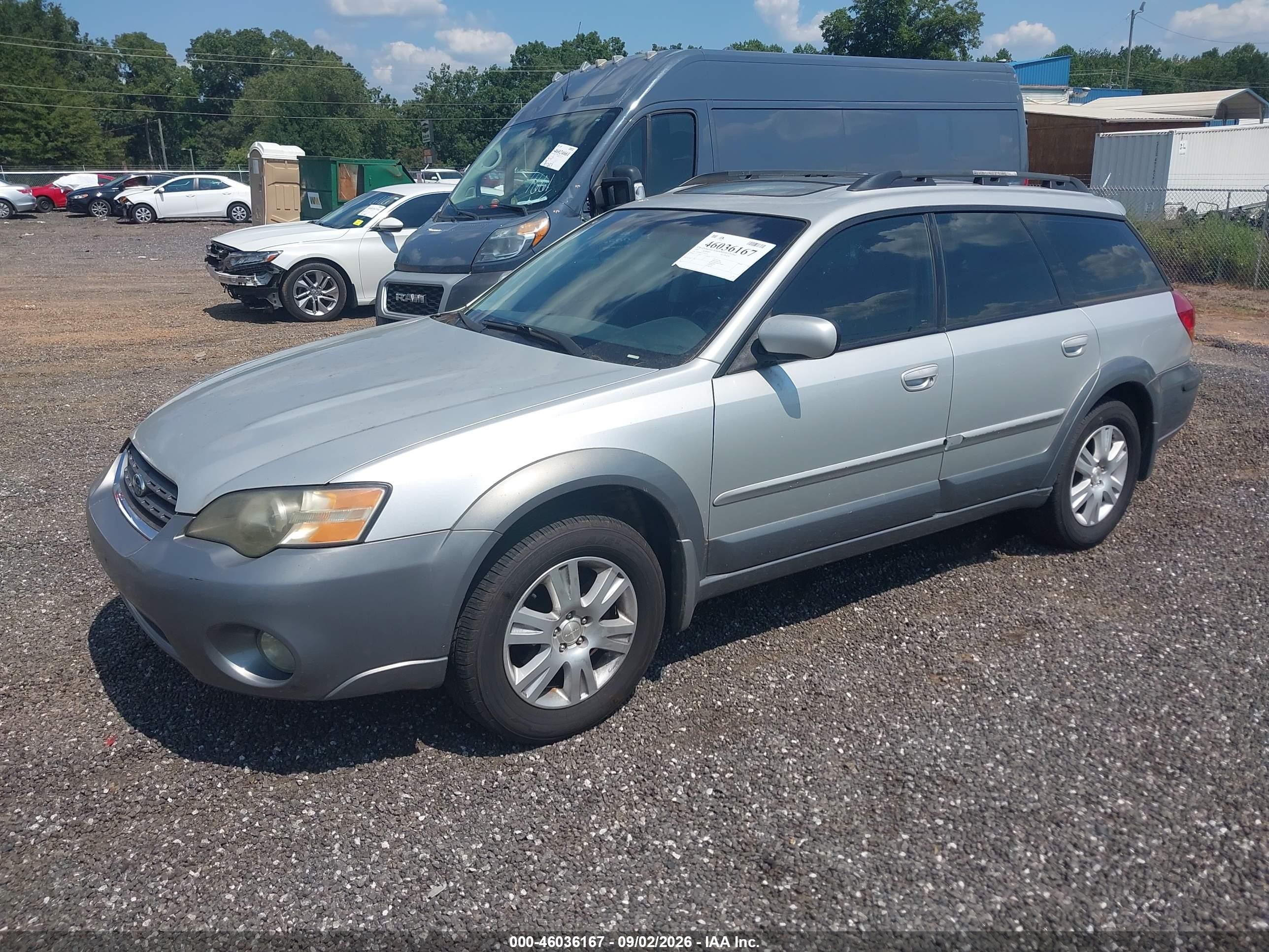 2005 Subaru Outback 2.5i Limited Silver vin: 4S4BP62C557324716