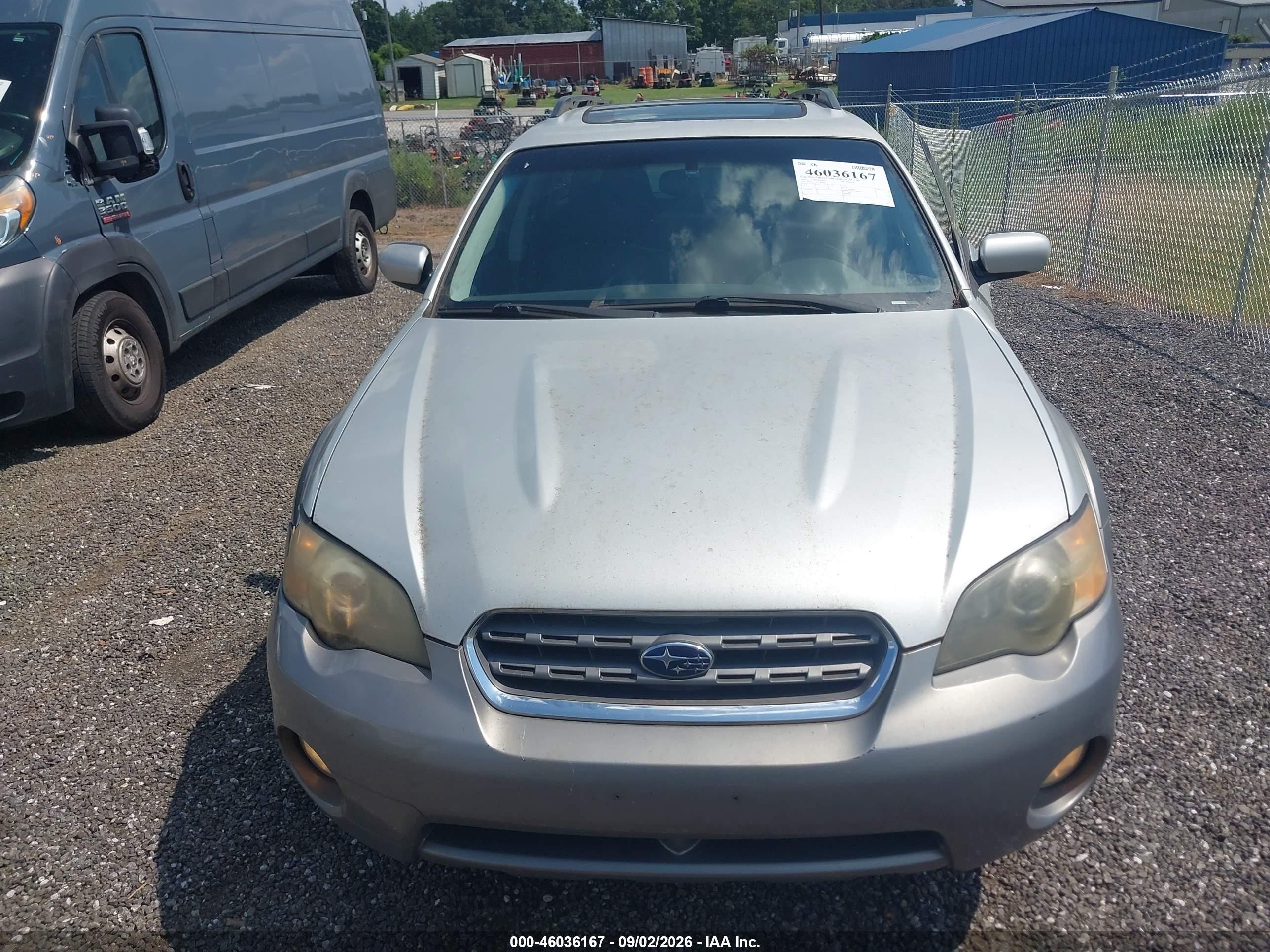 2005 Subaru Outback 2.5i Limited Silver vin: 4S4BP62C557324716