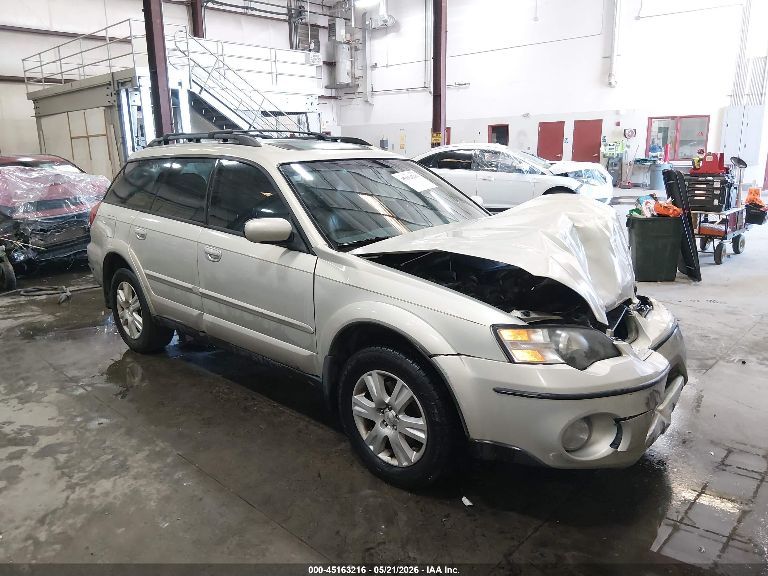 2005 Subaru Outback 2.5i Limited Cream vin: 4S4BP62C557357442