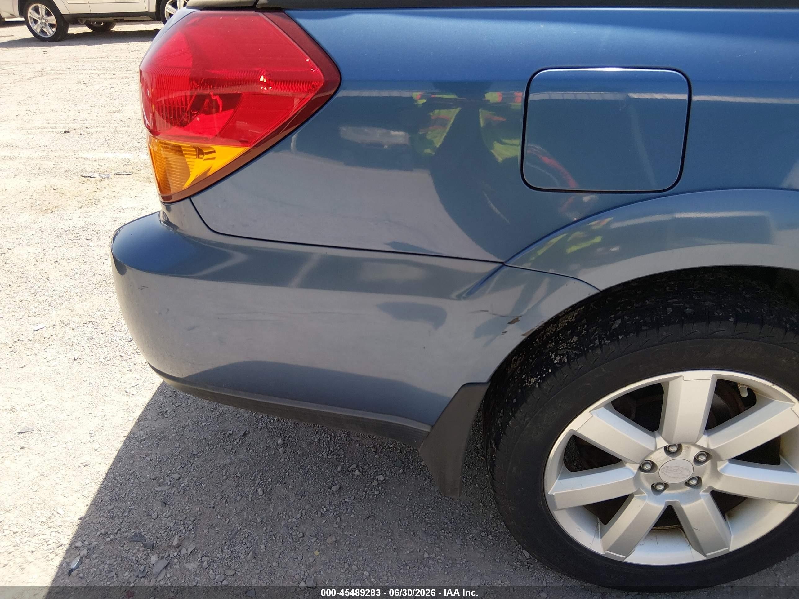 2007 Subaru Outback 2.5i Limited Blue vin: 4S4BP62C577314920