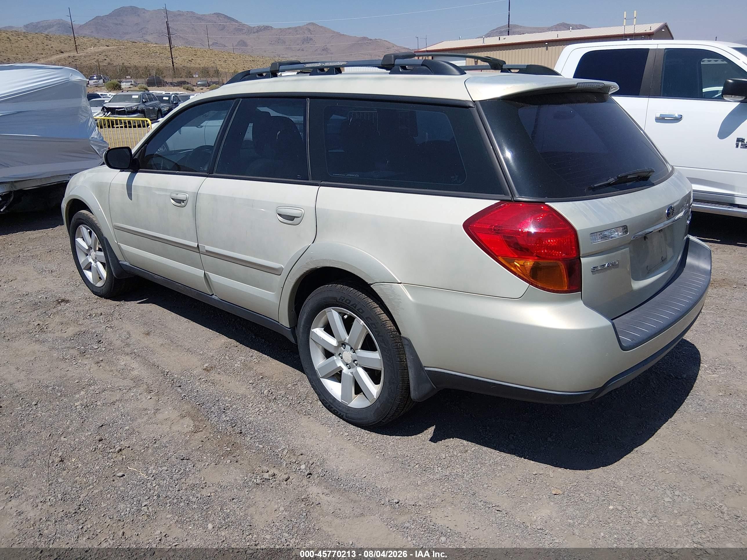 2007 Subaru Outback 2.5i Limited Зеленый vin: 4S4BP62C577329546